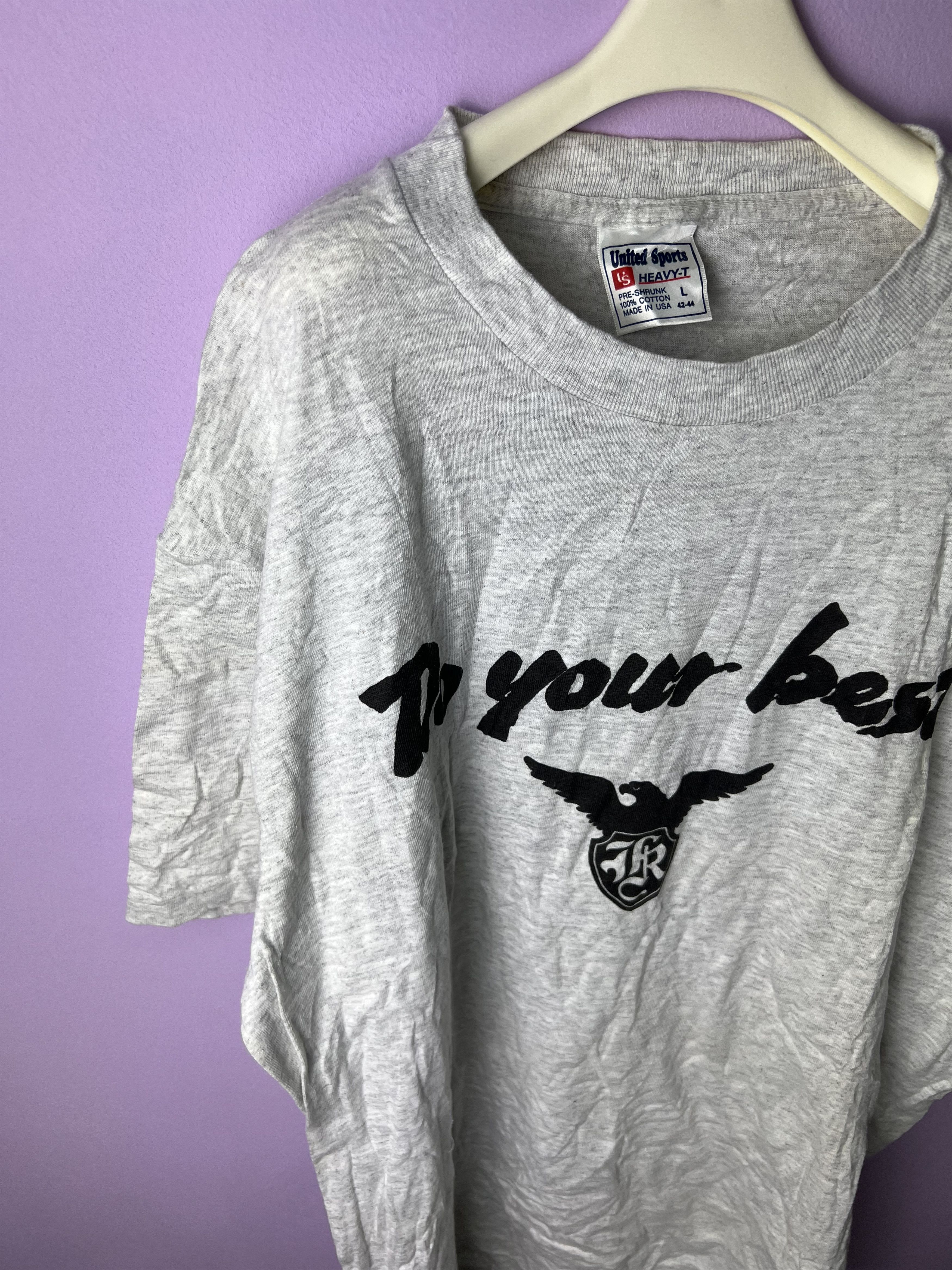 American Apparel 🔥Vintage United Sports Do Your Best Tees Size US M / EU 48-50 / 2 - 8 Thumbnail