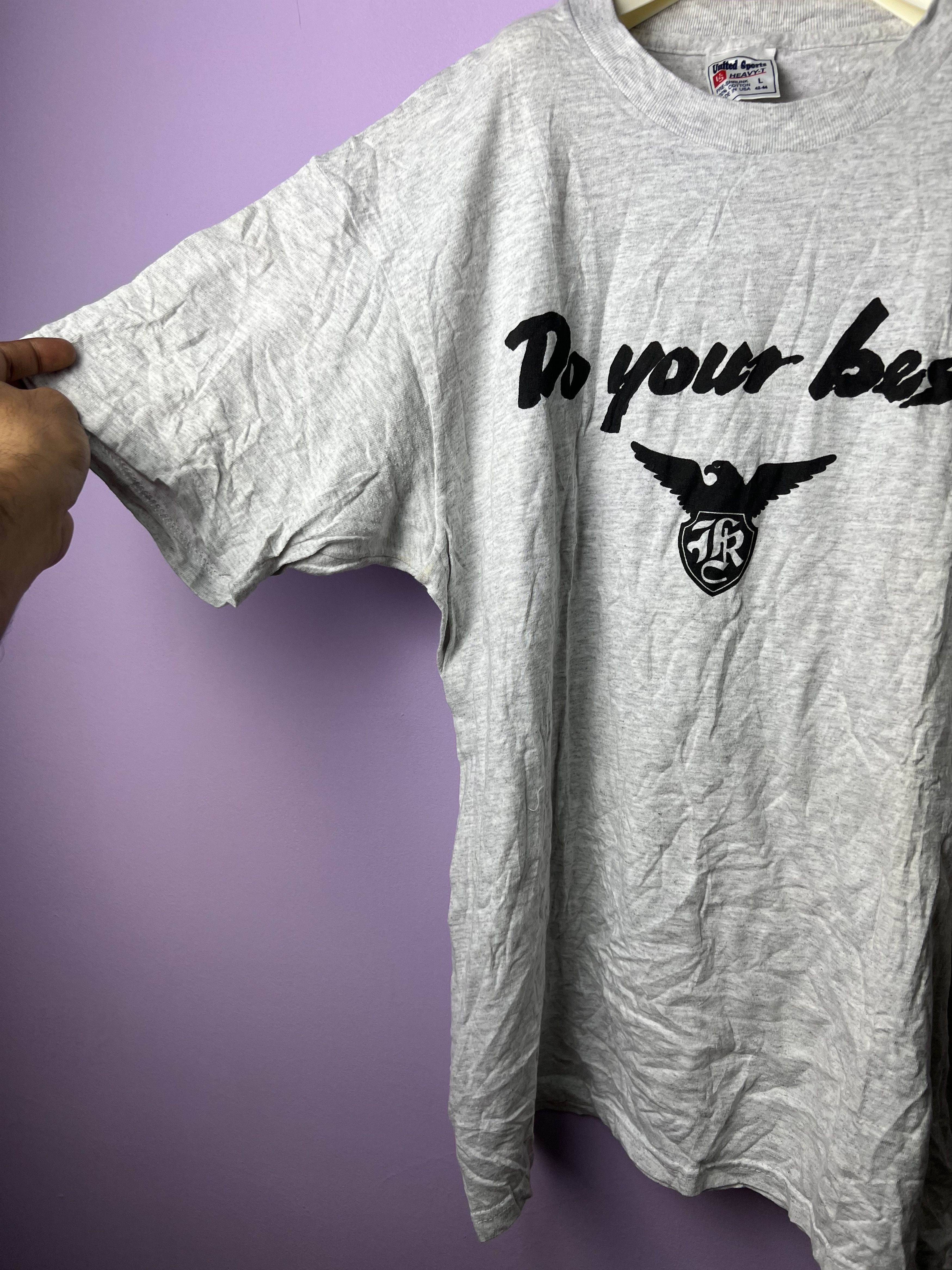 American Apparel 🔥Vintage United Sports Do Your Best Tees Size US M / EU 48-50 / 2 - 9 Thumbnail