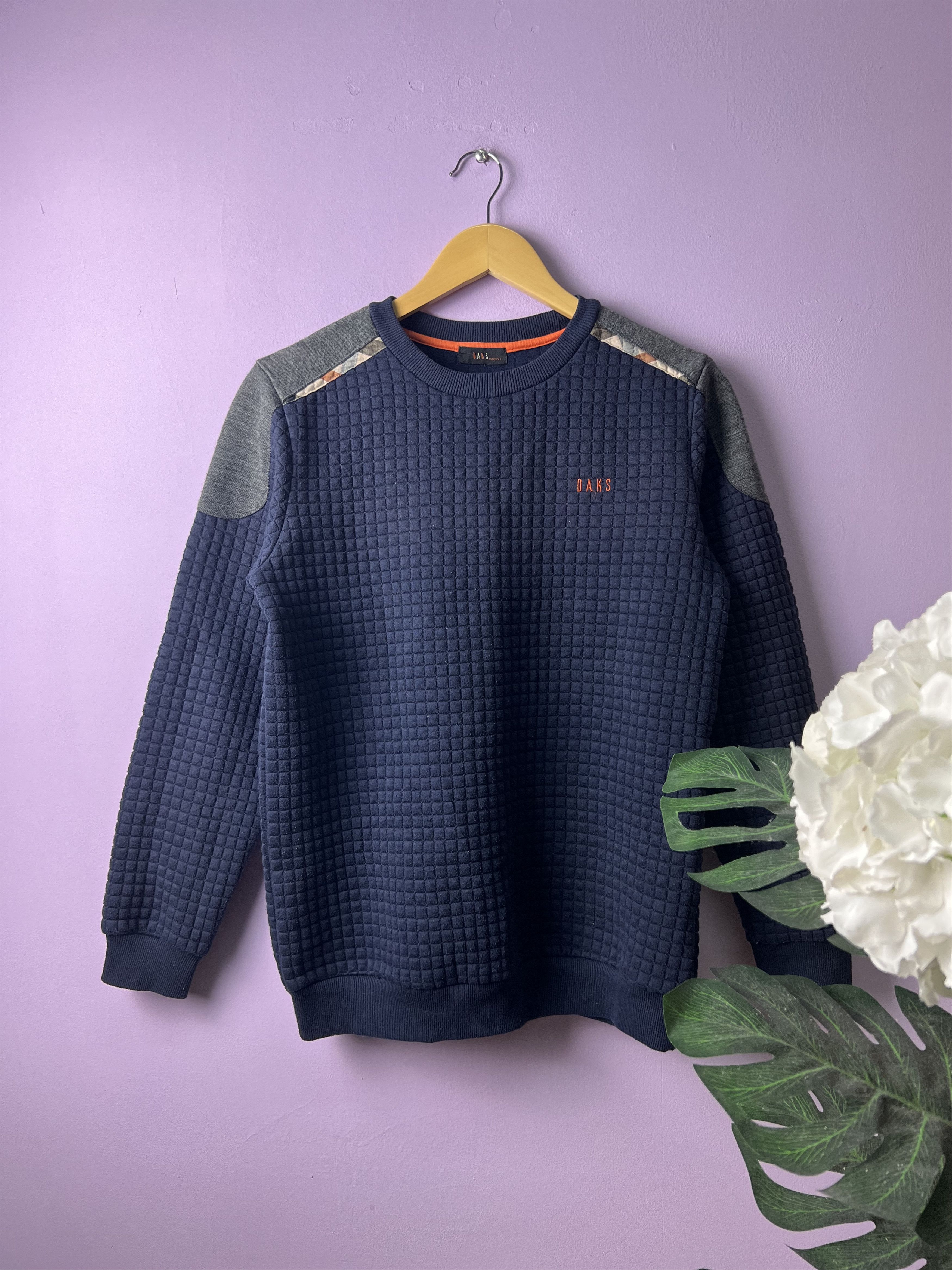 DAKS 🔥Vintage Daks London Shoulder Patch Crewneck Sweatshirts Size US S / EU 44-46 / 1 - 1 Thumbnail