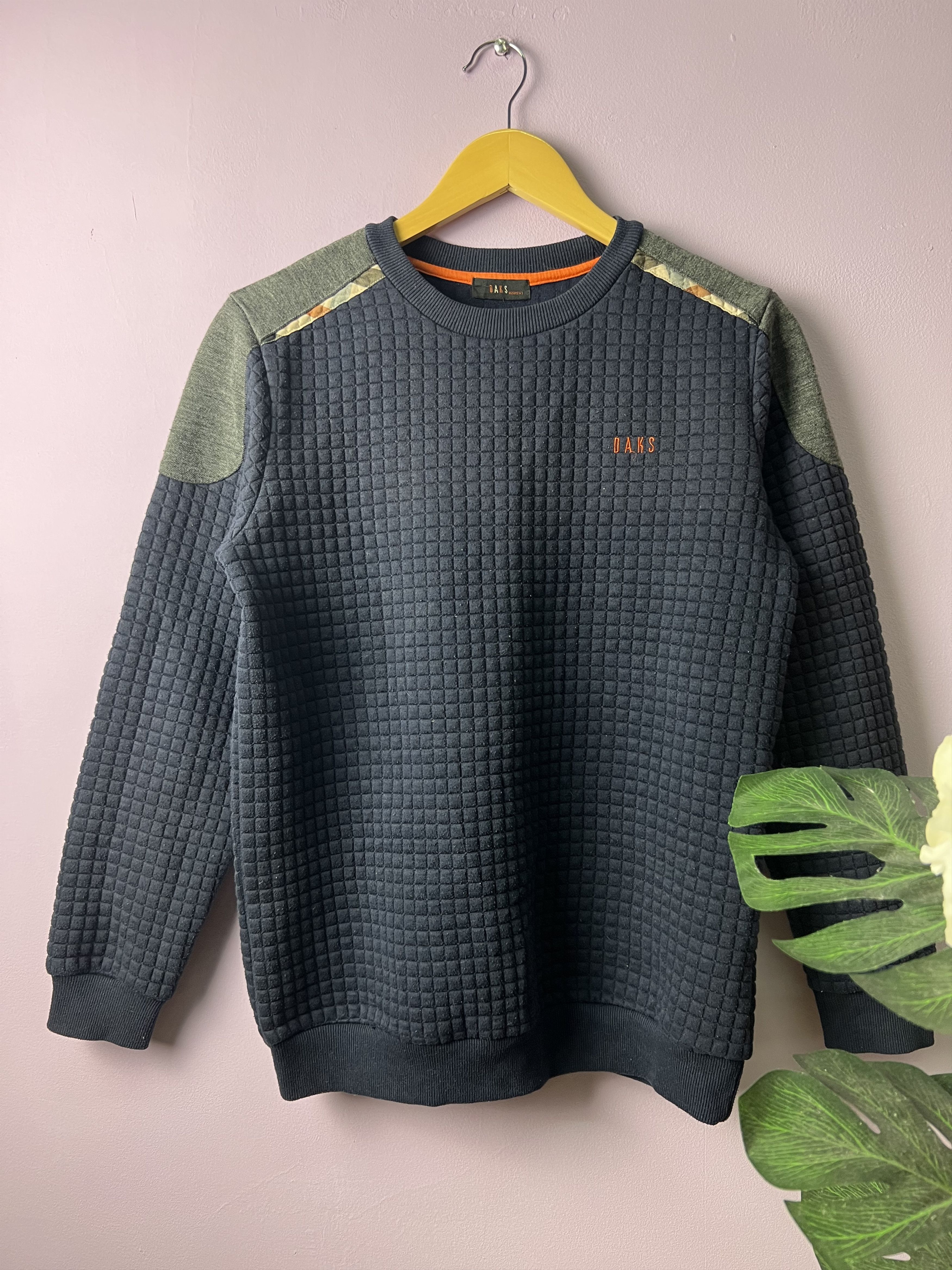 DAKS 🔥Vintage Daks London Shoulder Patch Crewneck Sweatshirts Size US S / EU 44-46 / 1 - 2 Thumbnail