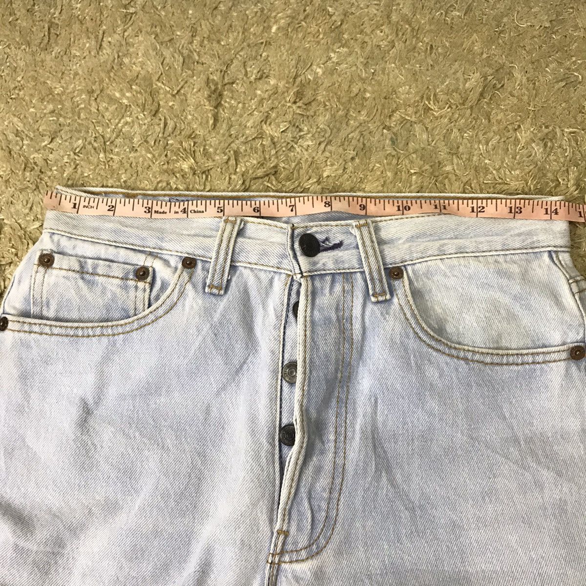 Levi's Vintage 80s Levis 501 Lightwash Jeans Size US 29 - 17 Thumbnail