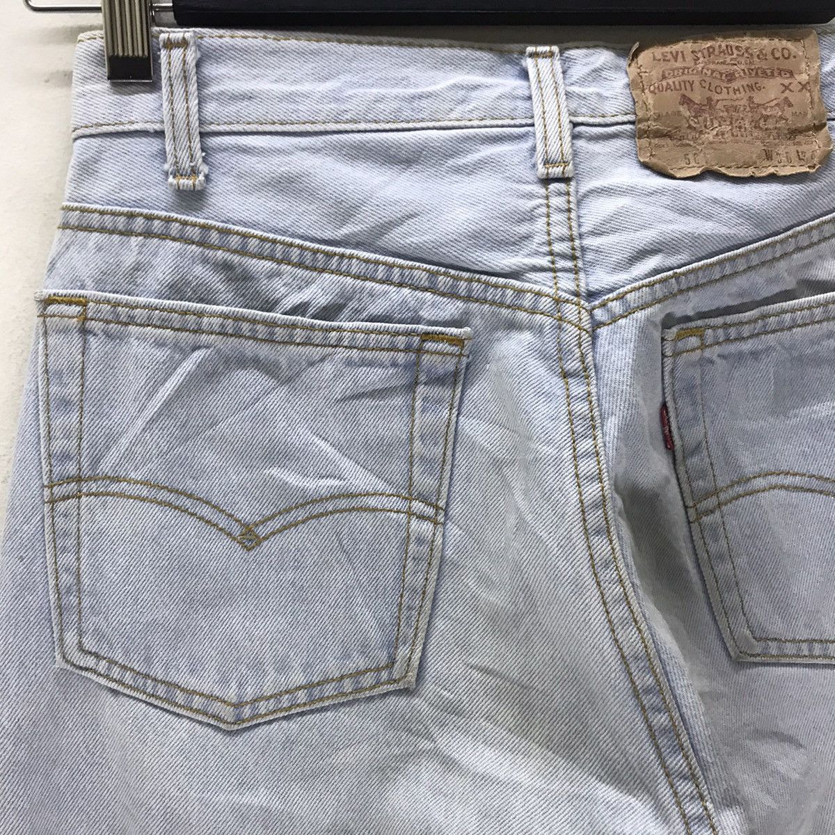 Levi's Vintage 80s Levis 501 Lightwash Jeans Size US 29 - 11 Thumbnail