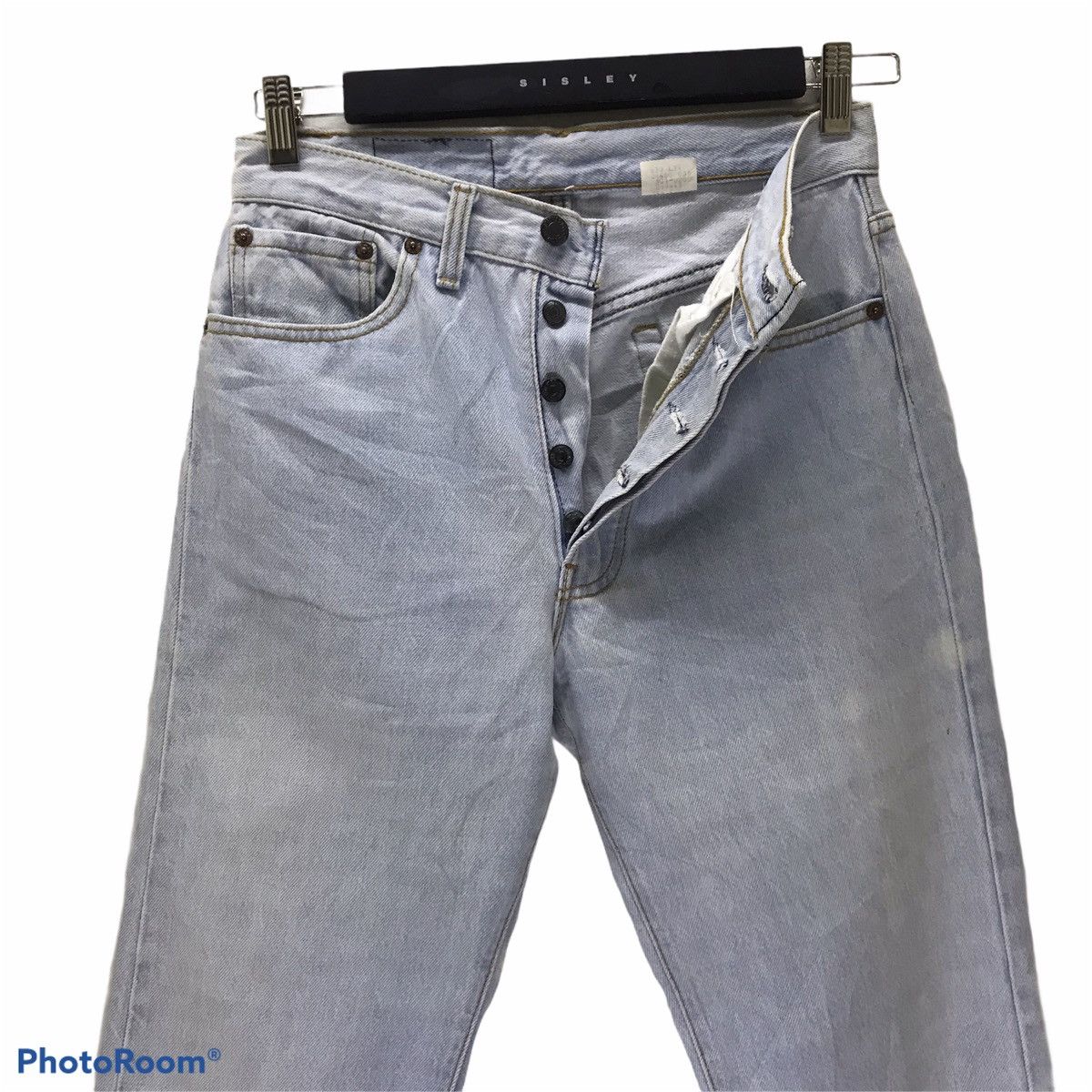 Levi's Vintage 80s Levis 501 Lightwash Jeans Size US 29 - 3 Thumbnail