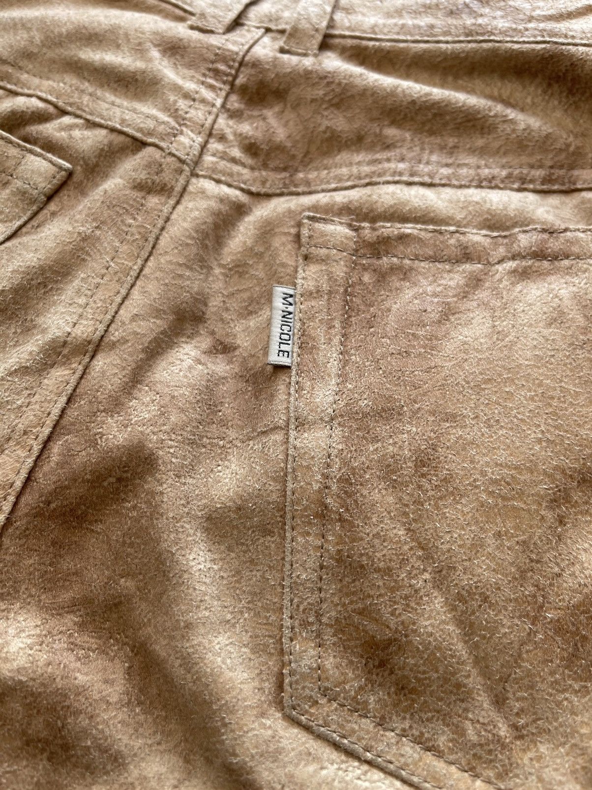 Japanese Brand MONSIEUR NICOLE MOLESKINE FLARE PANTS Size US 30 / EU 46 - 6 Thumbnail