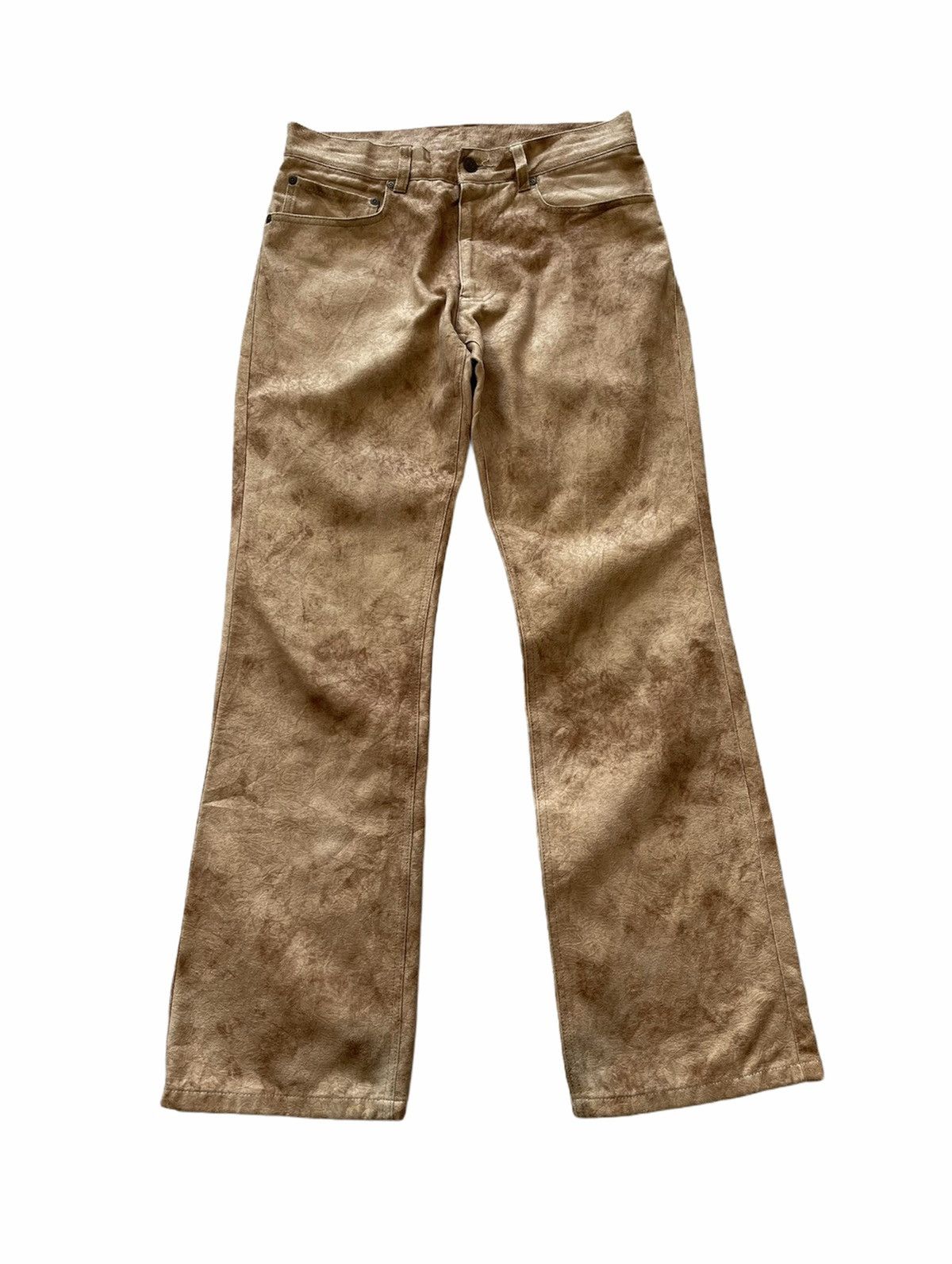 Japanese Brand MONSIEUR NICOLE MOLESKINE FLARE PANTS Size US 30 / EU 46 - 2 Thumbnail