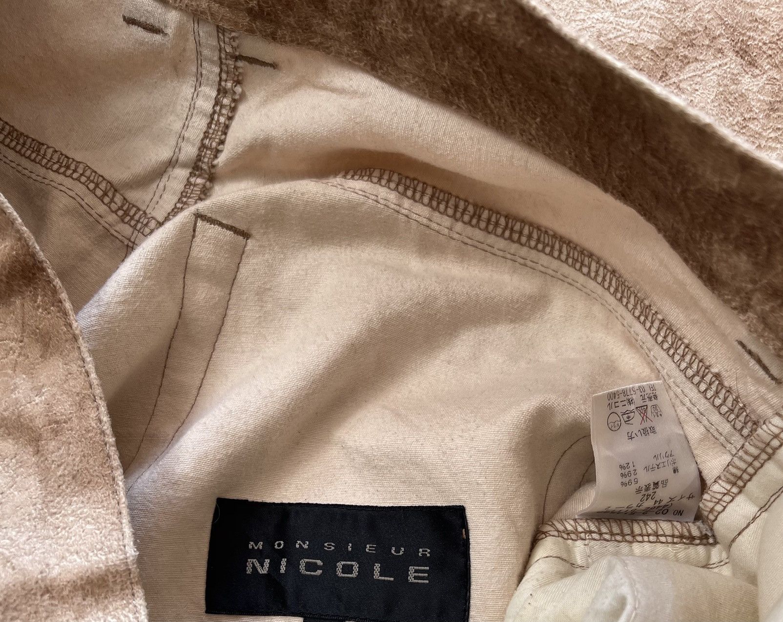 Japanese Brand MONSIEUR NICOLE MOLESKINE FLARE PANTS Size US 30 / EU 46 - 10 Thumbnail