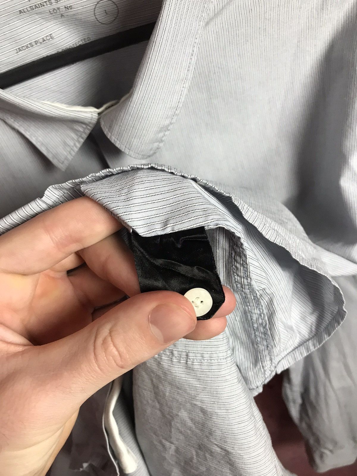 Allsaints Allsaints luxury streetwear shirt Size US L / EU 52-54 / 3 - 5 Thumbnail