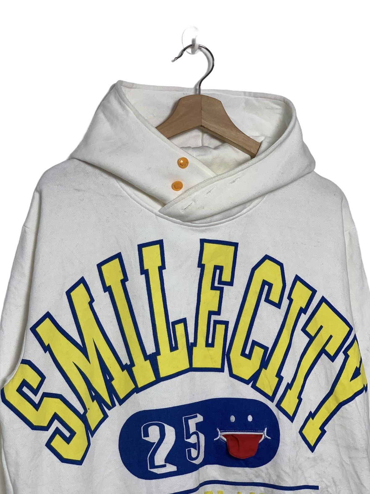 Japanese Brand Up Smile Japan Streetwear Pullover Hoodies Size US M / EU 48-50 / 2 - 3 Thumbnail