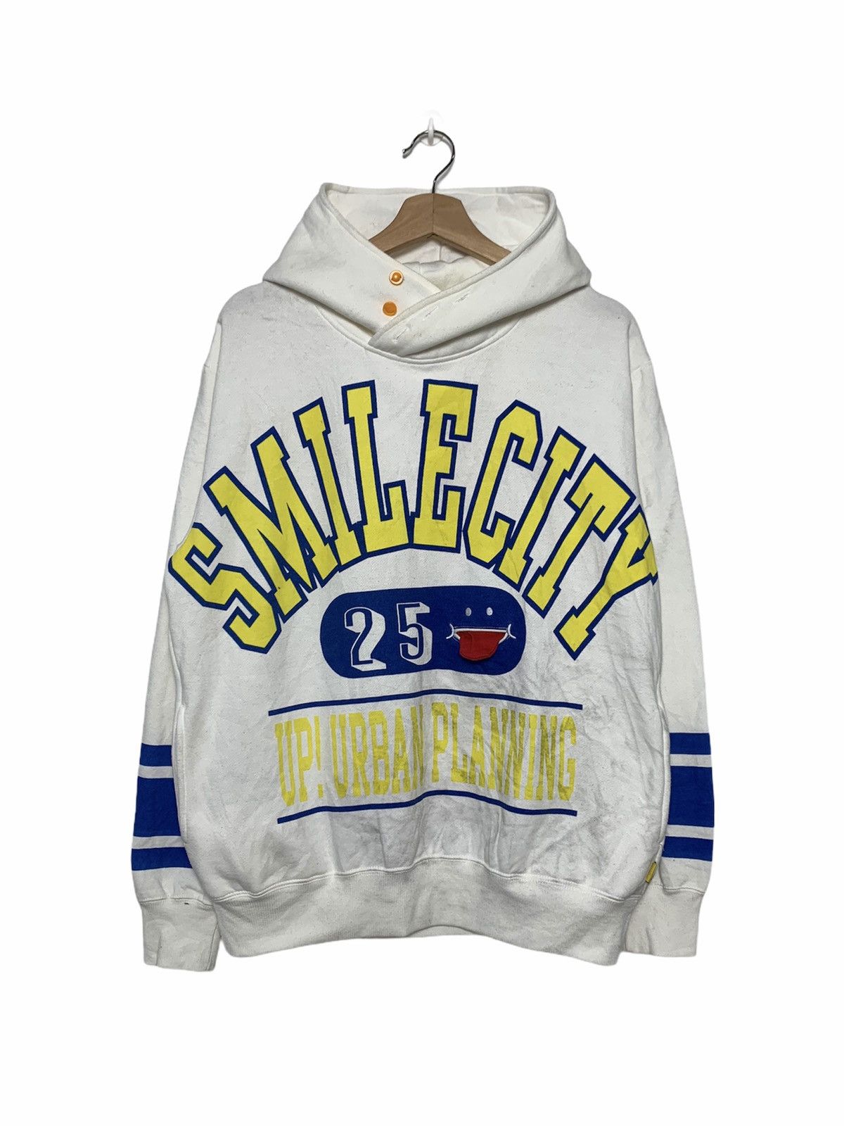 Japanese Brand Up Smile Japan Streetwear Pullover Hoodies Size US M / EU 48-50 / 2 - 1 Thumbnail