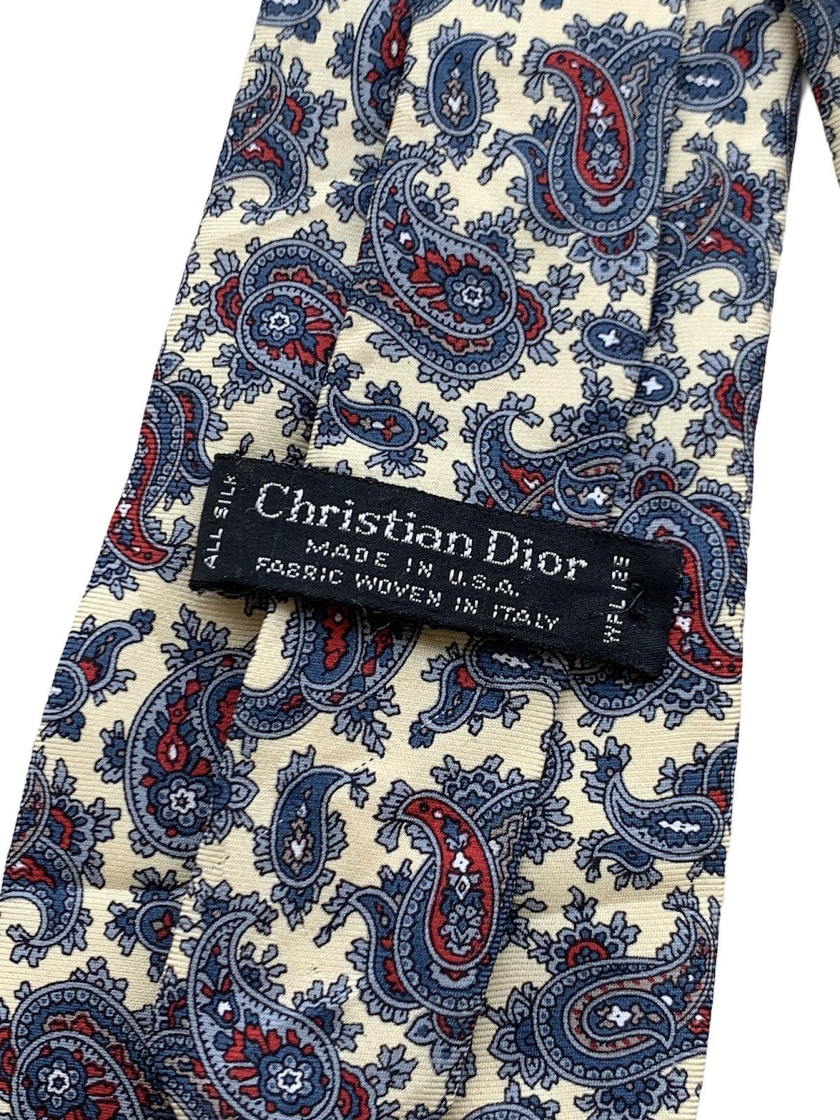 Christian Dior Monsieur Vintage Christian Dior Made in Italy Paisley Ties Size ONE SIZE - 5 Thumbnail