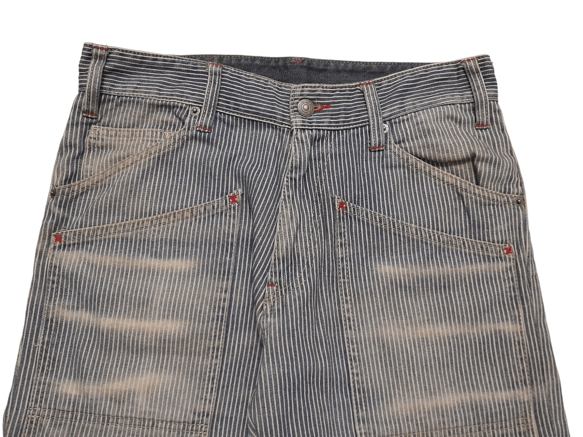 PPFM PPFM Double Knee HICKORY denim (S15) Size US 32 / EU 48 - 2 Thumbnail