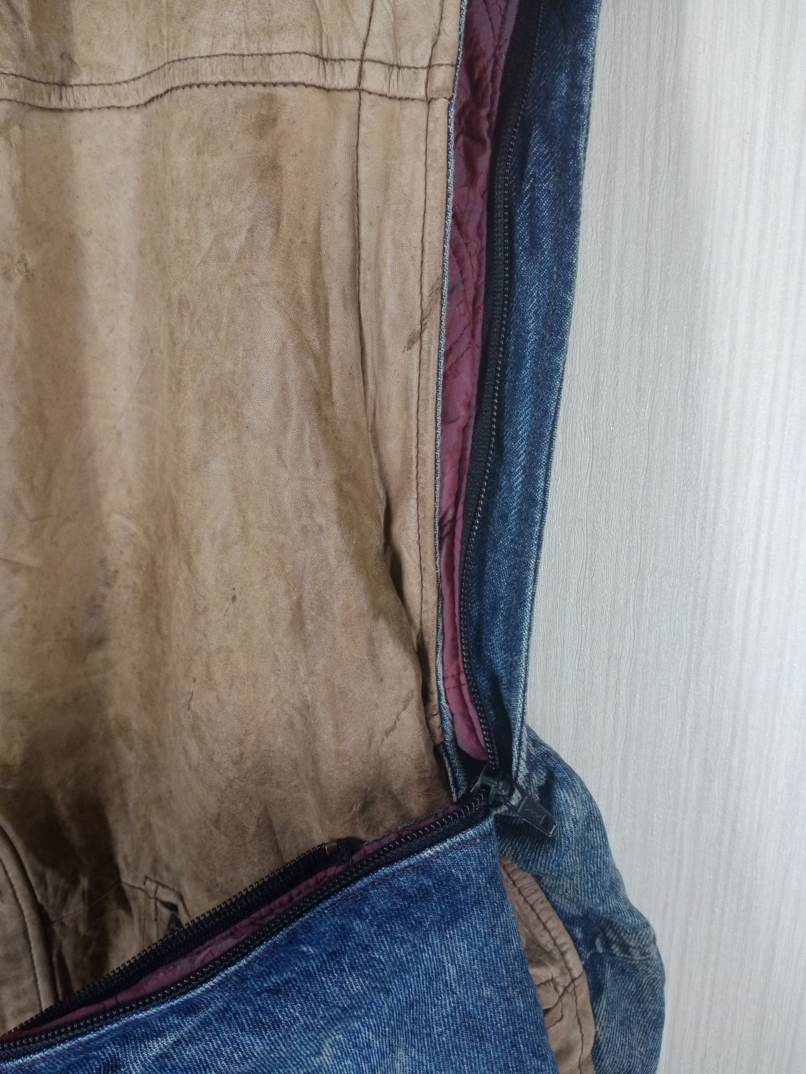 Marlboro Vintage 1980s Marlboro Classics Leather Jeans Jacket Size US L / EU 52-54 / 3 - 7 Thumbnail