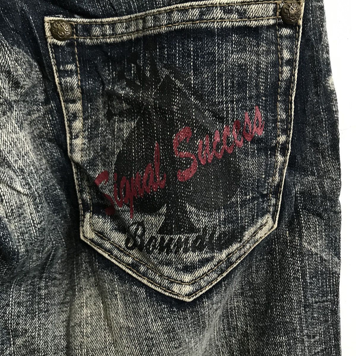 Hysteric Glamour Creation Skulls Japanese Brand Jeans Denim Size US 29 - 9 Thumbnail