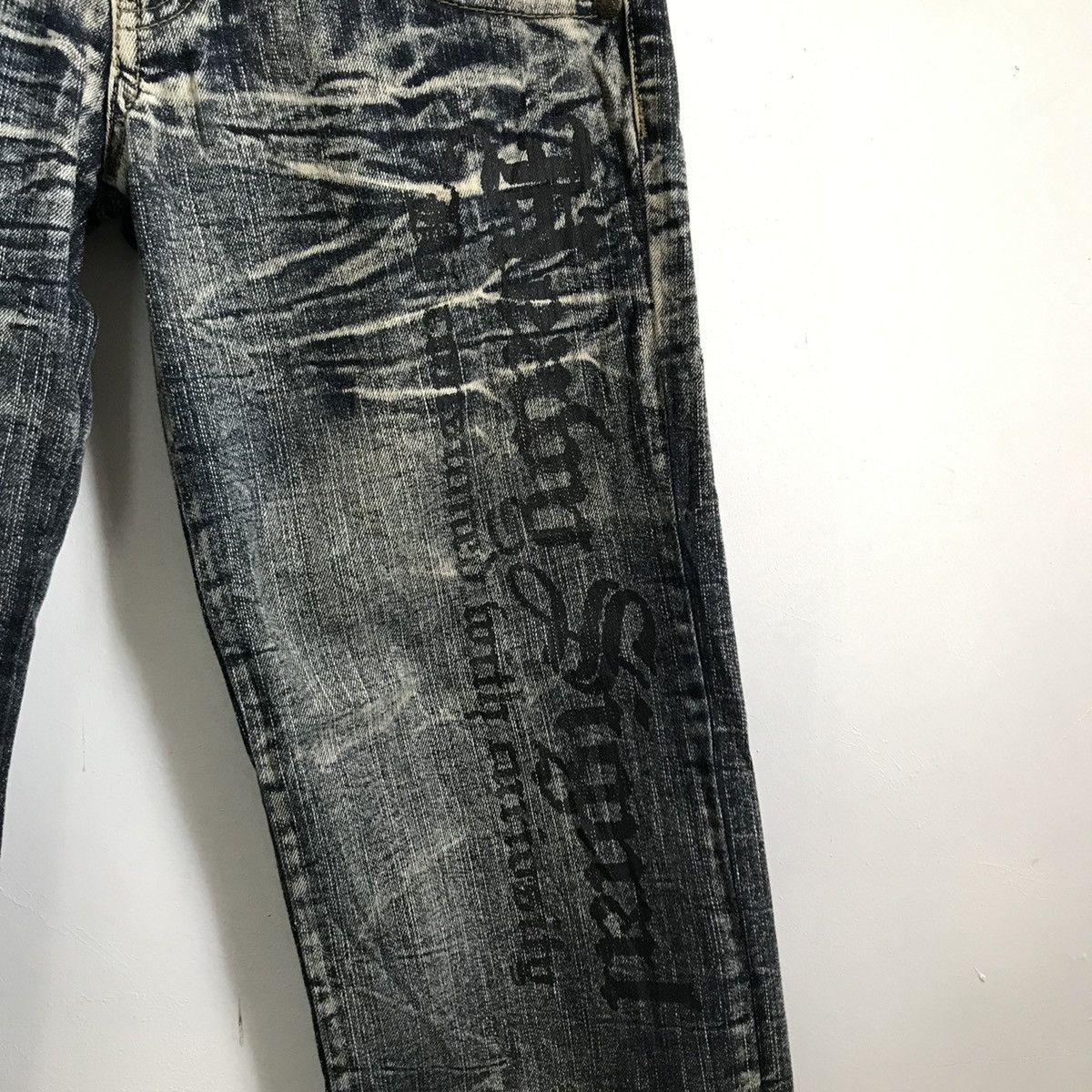 Hysteric Glamour Creation Skulls Japanese Brand Jeans Denim Size US 29 - 4 Thumbnail