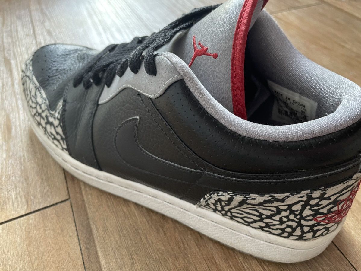 Jordan Brand Size 10 Nike Air Jordan 1 Phat Low OG Black Cement 3 4 Mid Size US 10 / EU 43 - 14 Thumbnail