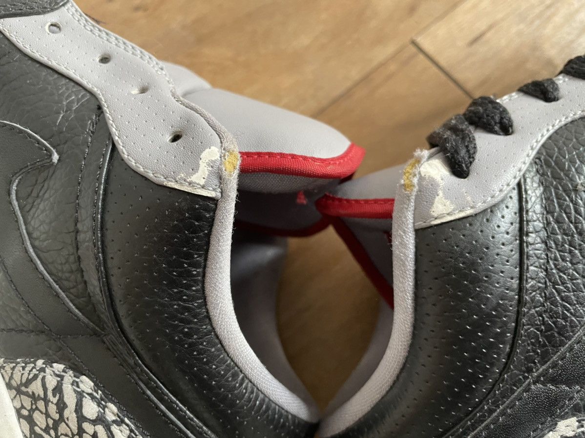 Jordan Brand Size 10 Nike Air Jordan 1 Phat Low OG Black Cement 3 4 Mid Size US 10 / EU 43 - 12 Thumbnail