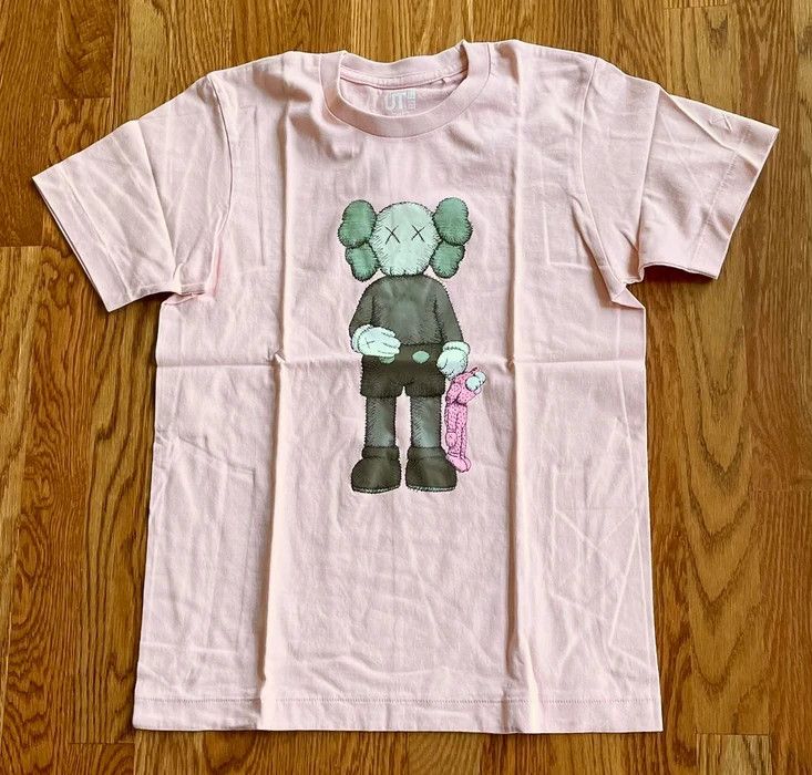 Kaws × Uniqlo XS Extra Small UT White Pink Companion BFF Tee Shirt First Size US XS / EU 42 / 0 - 1 Thumbnail