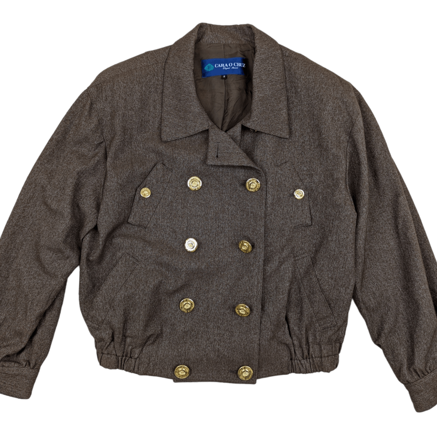 Japanese Brand Vintage 90's CARA O CRUZ Smart Casual Jacket Style Size L / US 10 / IT 46 - 2 Thumbnail
