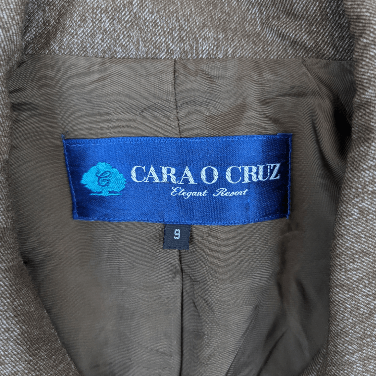 Japanese Brand Vintage 90's CARA O CRUZ Smart Casual Jacket Style Size L / US 10 / IT 46 - 10 Thumbnail