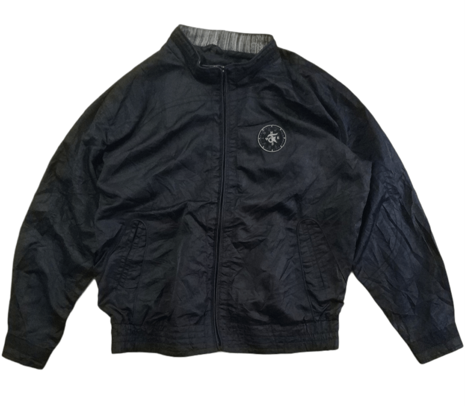 Japanese Brand 🔥Black Fontana Zipper Jacket Size US XL / EU 56 / 4 - 1 Thumbnail