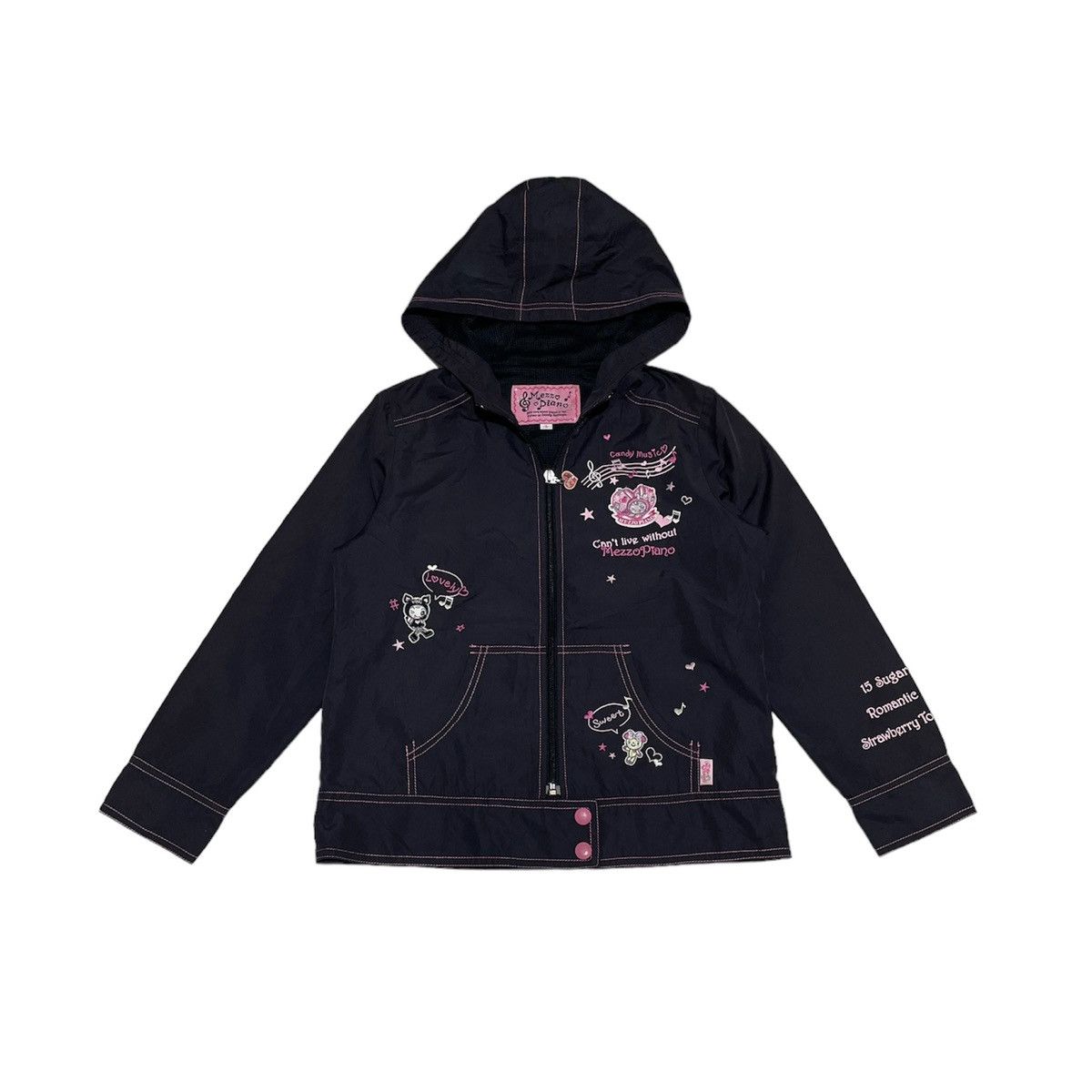 image of Hysteric Glamour Mezzo Piano Baby Bear Cute Jacket in Black, Women's (Size Small)