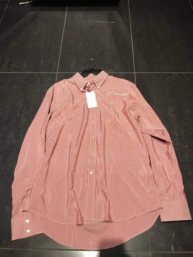 Faith Connexion S-M-L / Burgundy Button Up In Silk Size US M / EU 48-50 / 2 - 1 Thumbnail