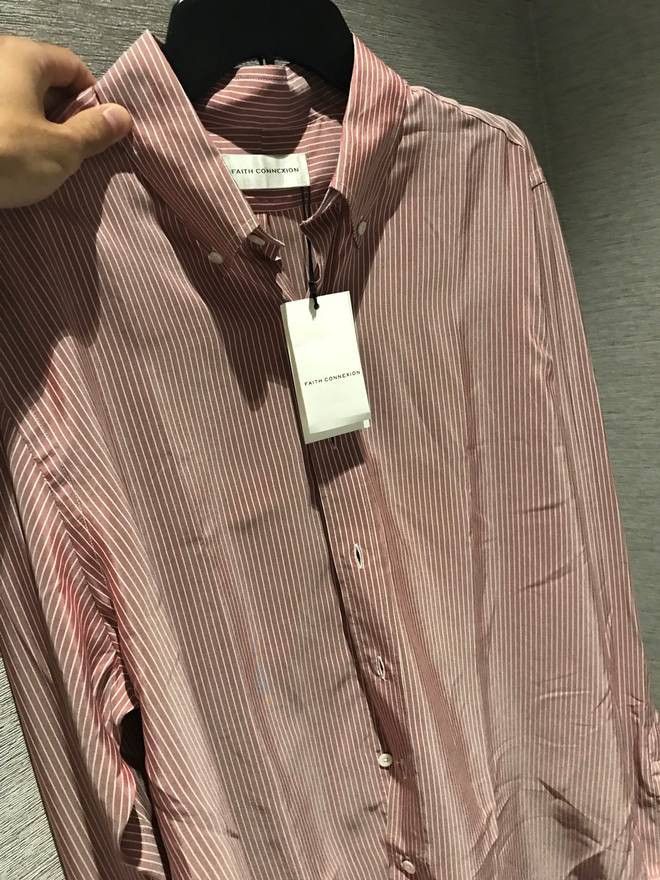 Faith Connexion S-M-L / Burgundy Button Up In Silk Size US M / EU 48-50 / 2 - 8 Thumbnail