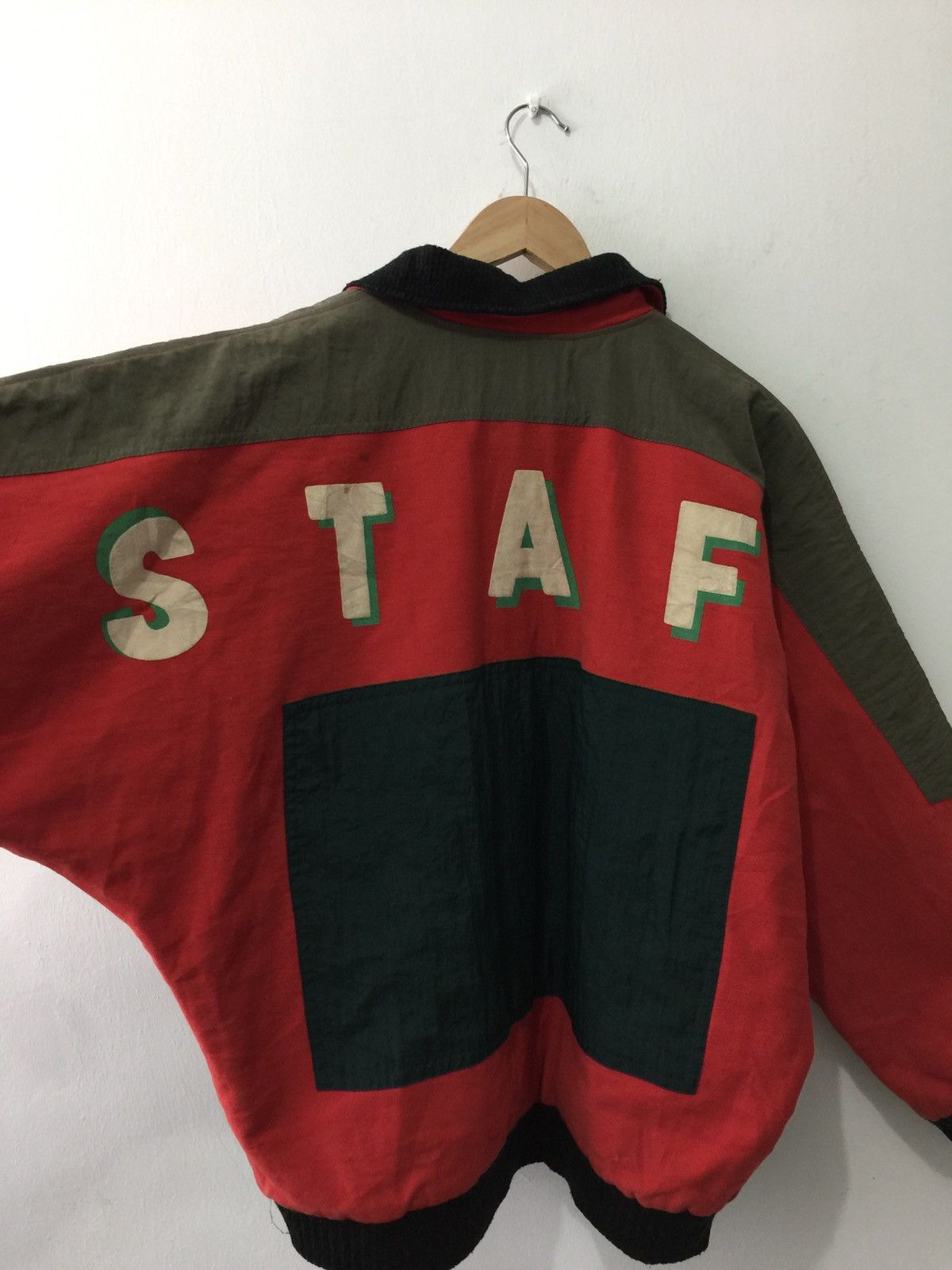 Japanese Brand Staff Bomber Jacket Inspired Issey Miyake Size US L / EU 52-54 / 3 - 2 Thumbnail