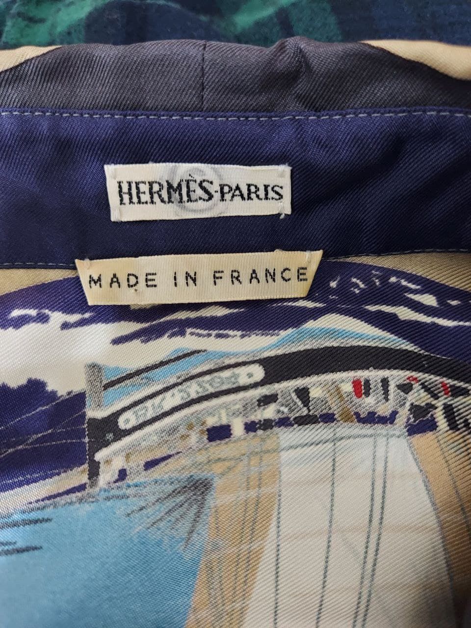 Hermes Silk Sail Boat Lighthouse Print Silk Shirt Size S / US 4 / IT 40 - 3 Thumbnail
