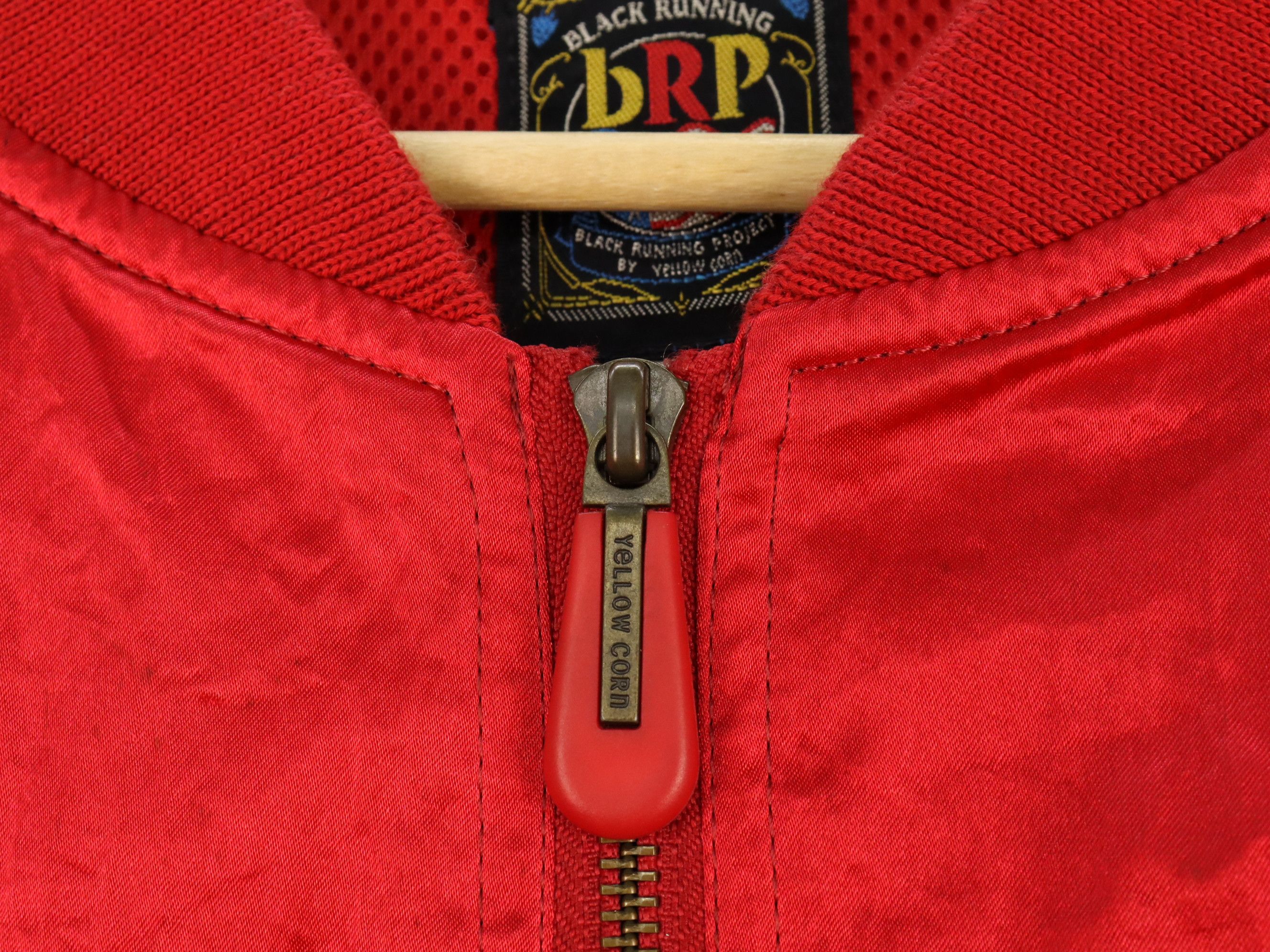YELLOW CORN 'Sledge Hammer' Wide Open Spellout Racing Bomber Jacket Size US L / EU 52-54 / 3 - 7 Thumbnail