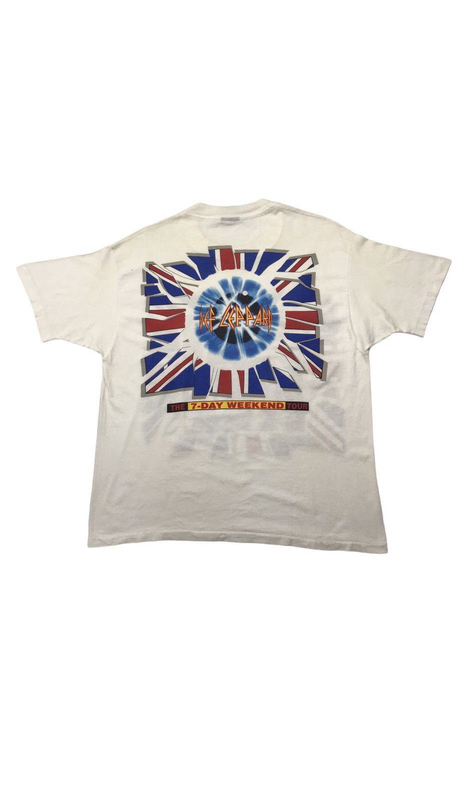 Band Tees × Def Leppard × Vintage Vintage DEF LEPPARD lineup the 7 day weekend tour Size US XL / EU 56 / 4 - 2 Thumbnail