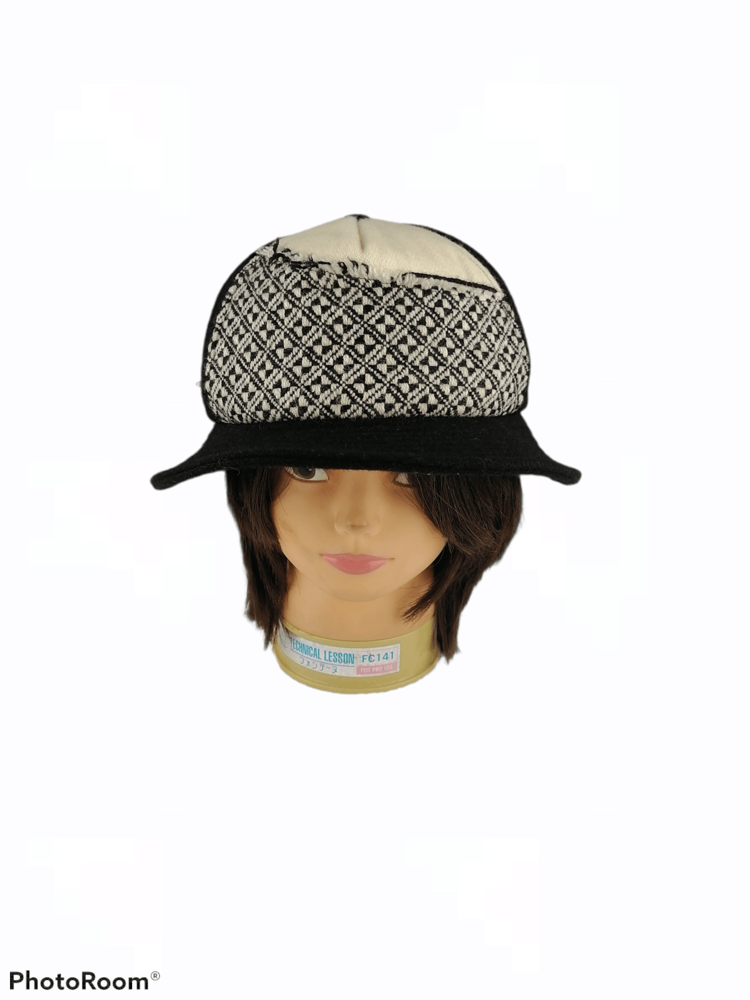 image of Beams Plus Beams Wool Bucket Hats in Black/White, Men's