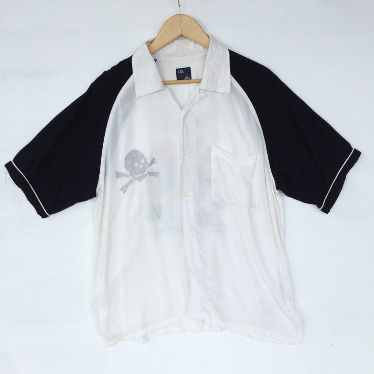 Other Traditional Japanese Sukajan Shirt Embroidery Skull Dragon Size US L / EU 52-54 / 3 - 2 Thumbnail