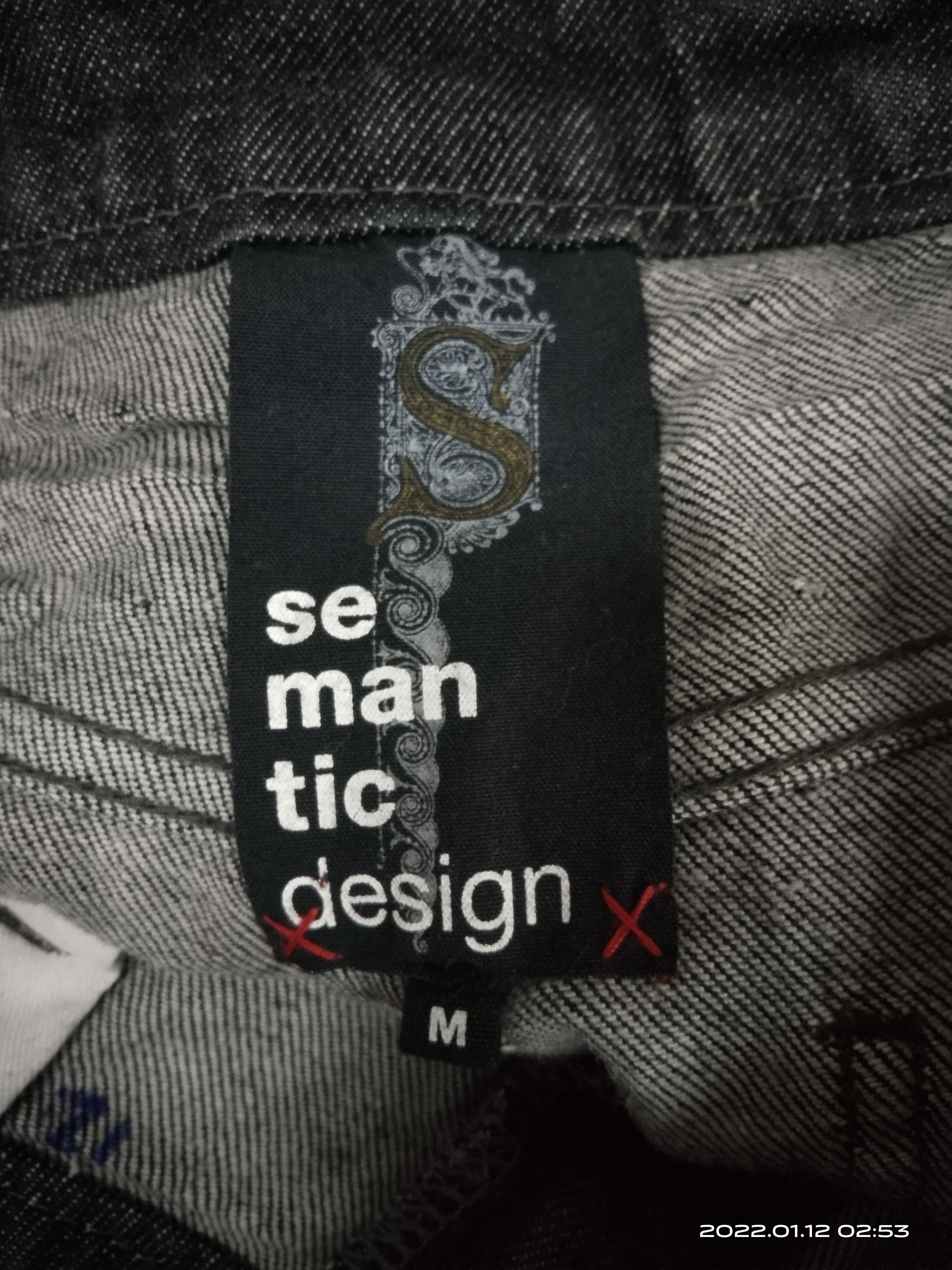 semanticdesign DiSTRESSED FLARE RIPED SEMANTIC DESIGN DENIM PANTS Size US 29 - 7 Thumbnail