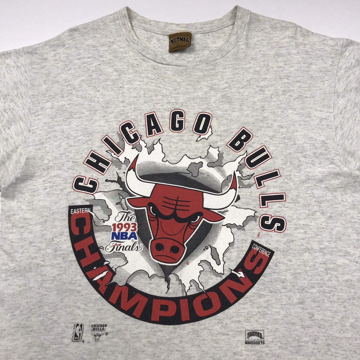NBA × Vintage Vintage CHICAGO BULLS the 1993 NBA Finals t-shirt Size US XXL / EU 58 / 5 - 3 Thumbnail