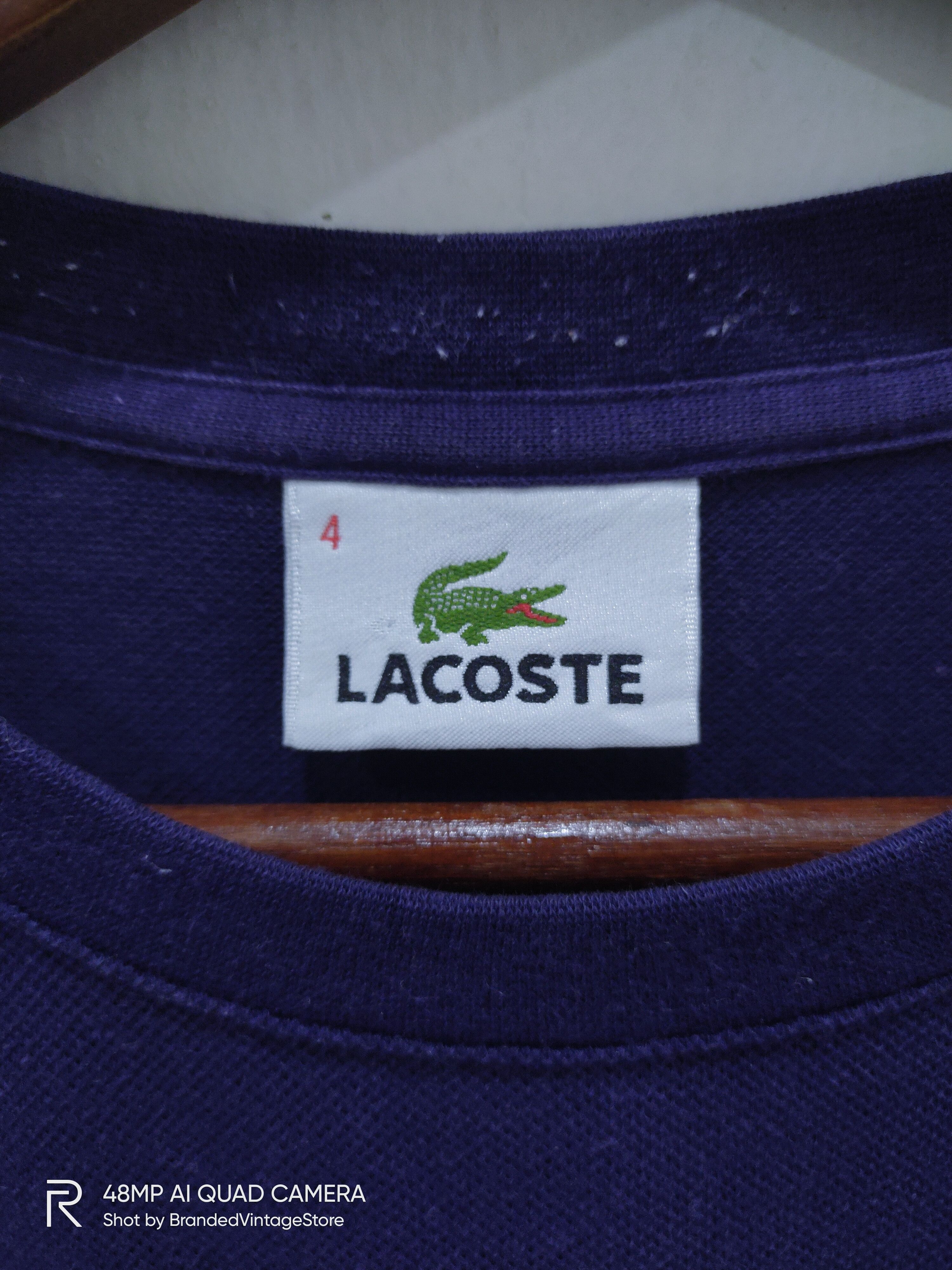 Japanese Brand × Lacoste × Sports Specialties LACOSTE Crocodile Embroidery Logo Save Our Species Tshirt Size US M / EU 48-50 / 2 - 6 Thumbnail