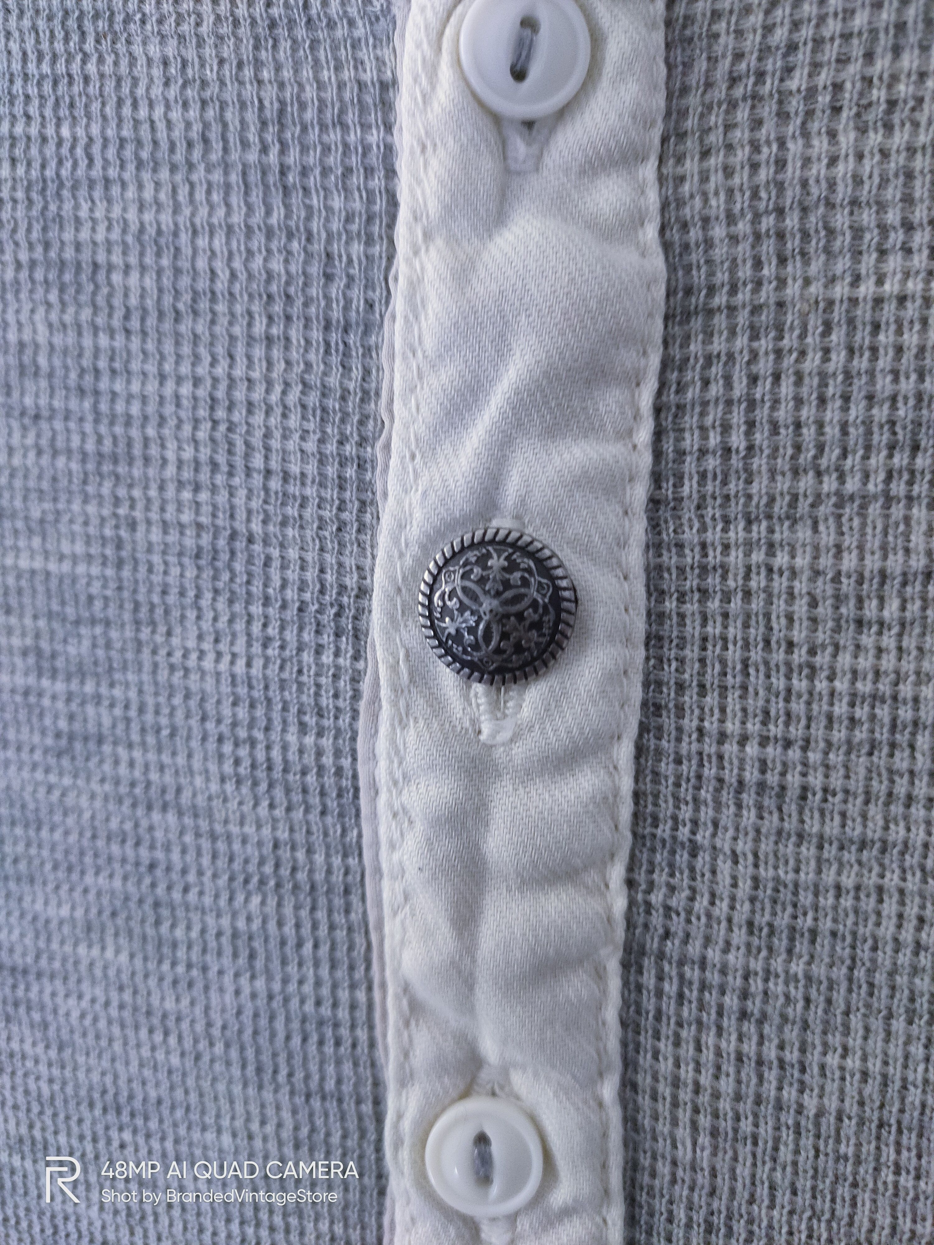 Heritage1981 HERITAGE STONE Unisex Slim Fit 3Q Half Button Sweatshirt Size S / US 4 / IT 40 - 10 Thumbnail