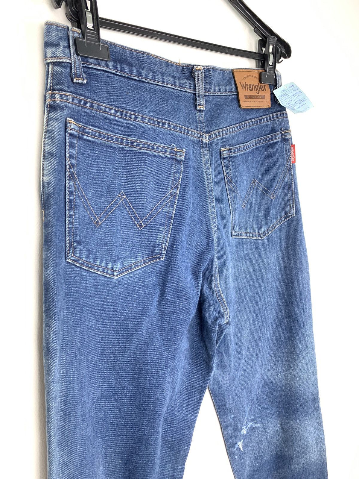 Japanese Brand × Wrangler Vintage 40s WRANGLER Deadstock Cowboy Distressed Denim Jean Size US 31 - 12 Thumbnail