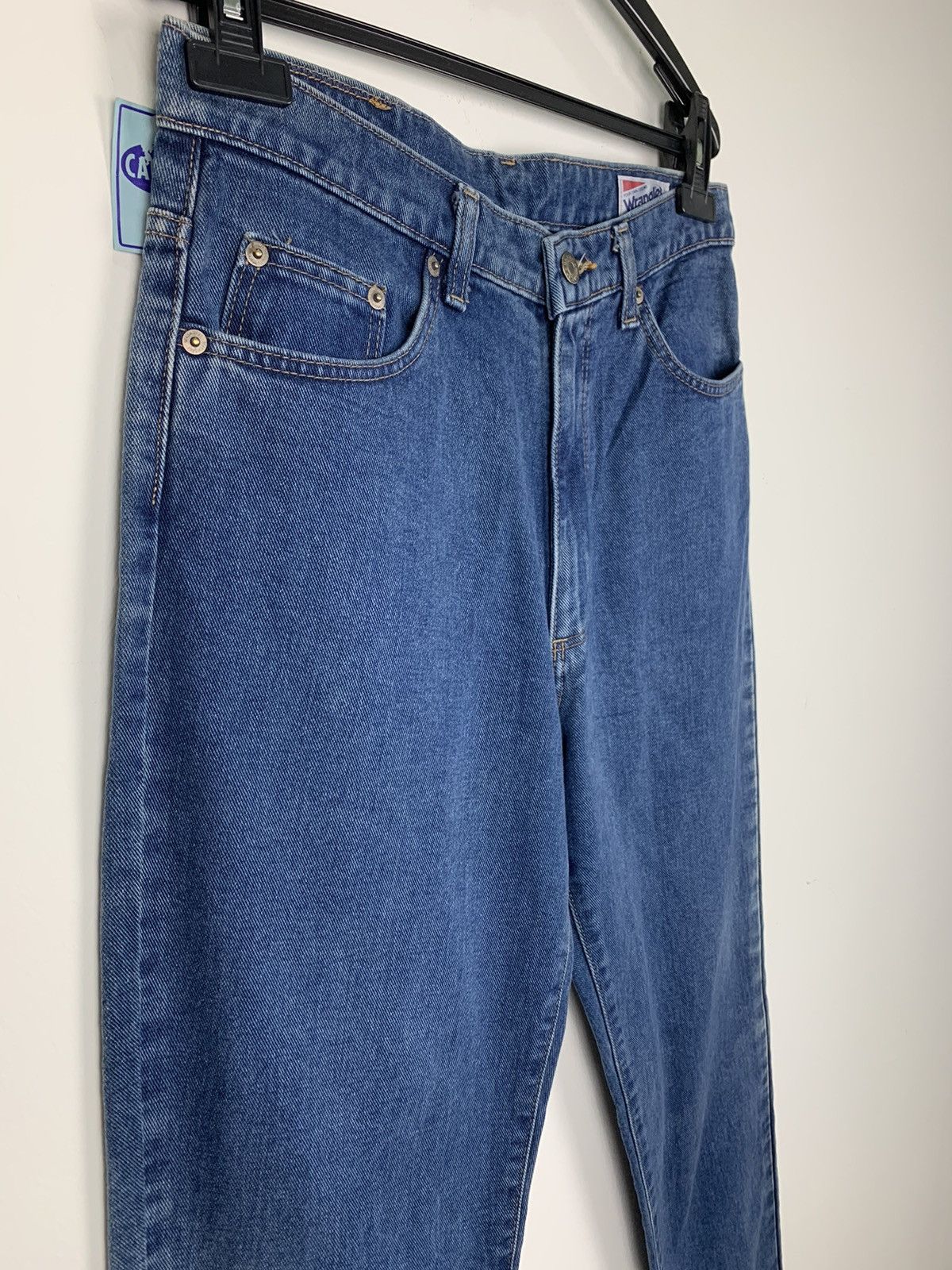 Japanese Brand × Wrangler Vintage 40s WRANGLER Deadstock Cowboy Distressed Denim Jean Size US 31 - 5 Thumbnail