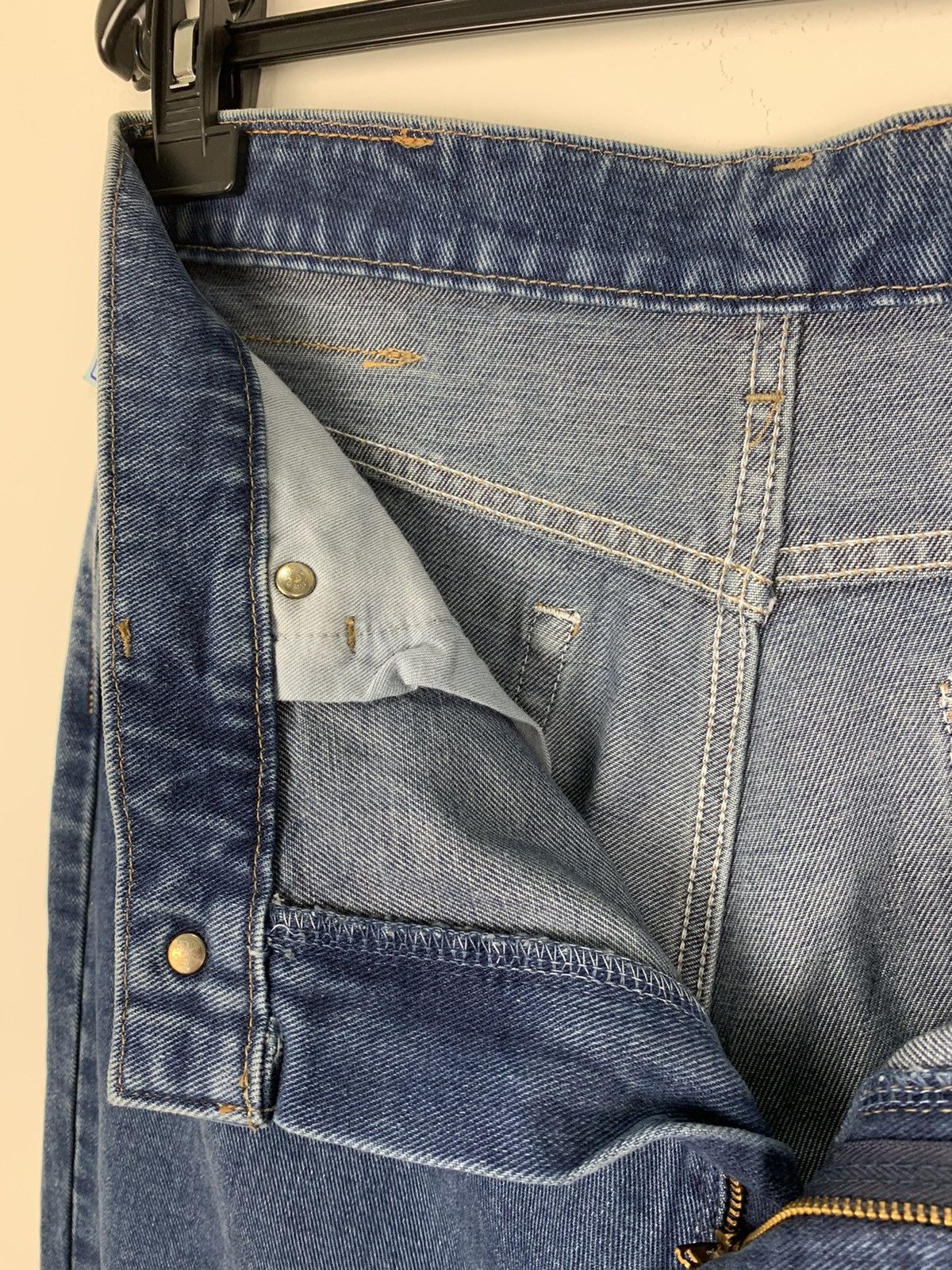 Japanese Brand × Wrangler Vintage 40s WRANGLER Deadstock Cowboy Distressed Denim Jean Size US 31 - 19 Thumbnail