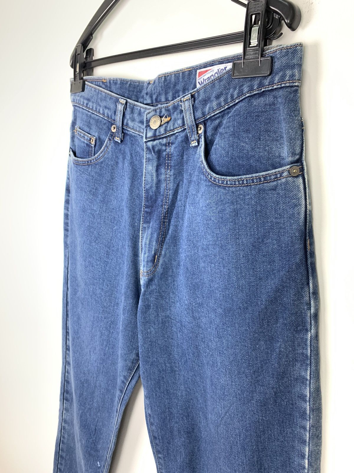 Japanese Brand × Wrangler Vintage 40s WRANGLER Deadstock Cowboy Distressed Denim Jean Size US 31 - 9 Thumbnail
