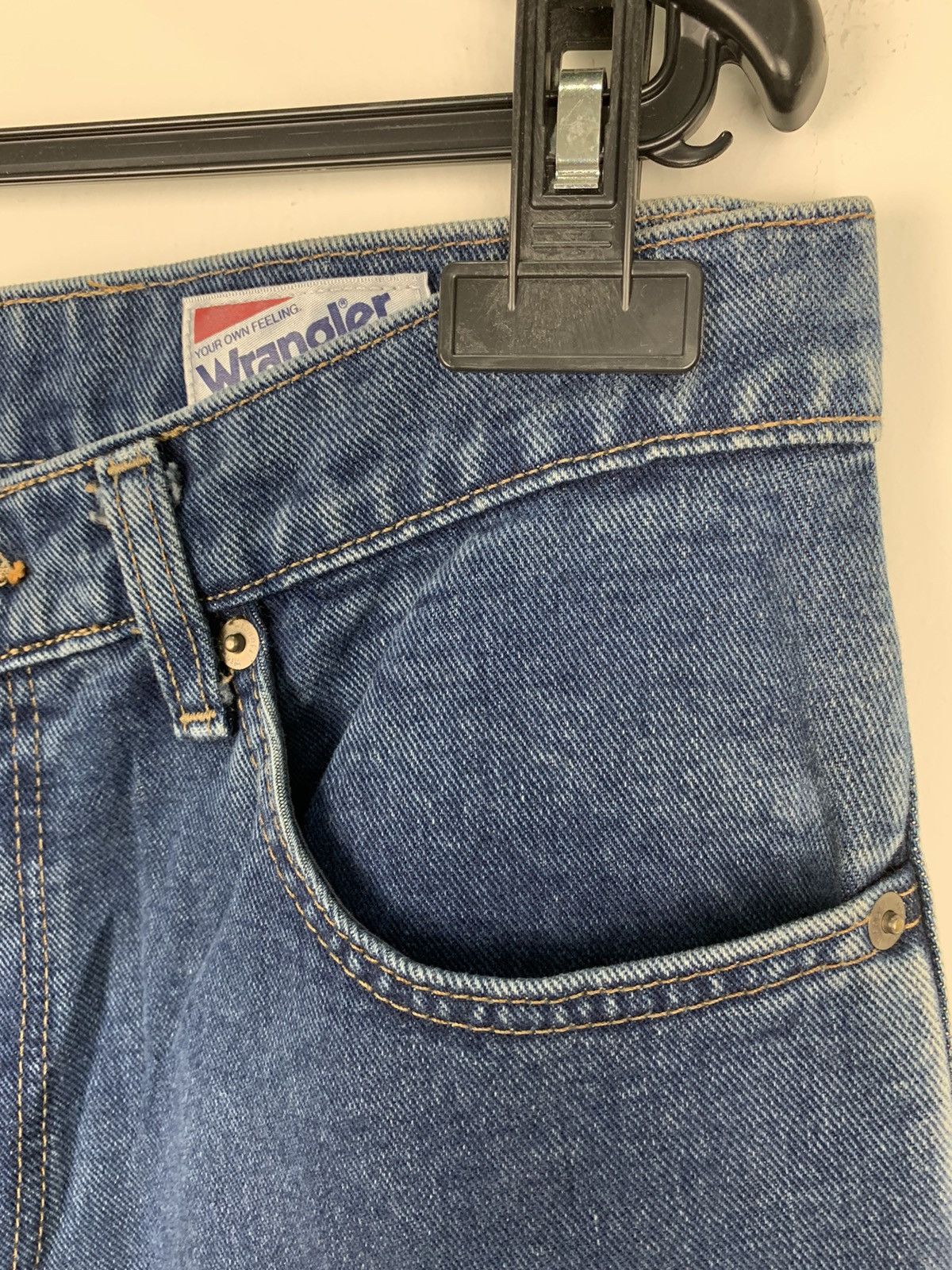 Japanese Brand × Wrangler Vintage 40s WRANGLER Deadstock Cowboy Distressed Denim Jean Size US 31 - 8 Thumbnail