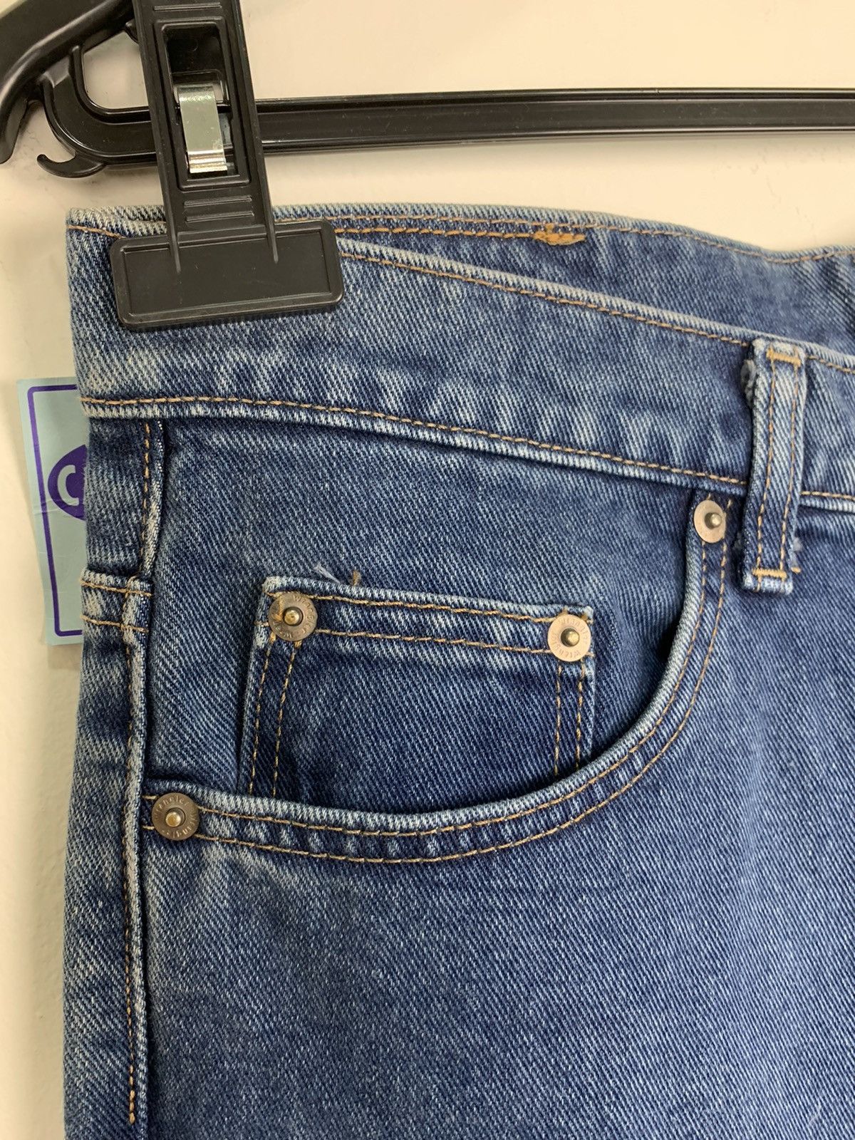 Japanese Brand × Wrangler Vintage 40s WRANGLER Deadstock Cowboy Distressed Denim Jean Size US 31 - 6 Thumbnail