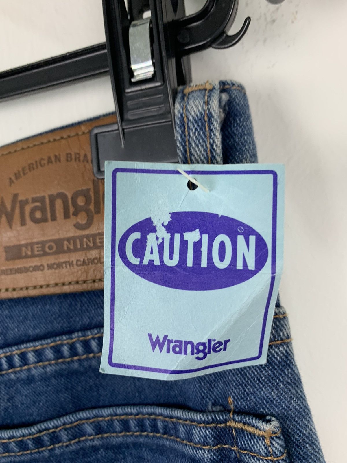 Japanese Brand × Wrangler Vintage 40s WRANGLER Deadstock Cowboy Distressed Denim Jean Size US 31 - 15 Thumbnail