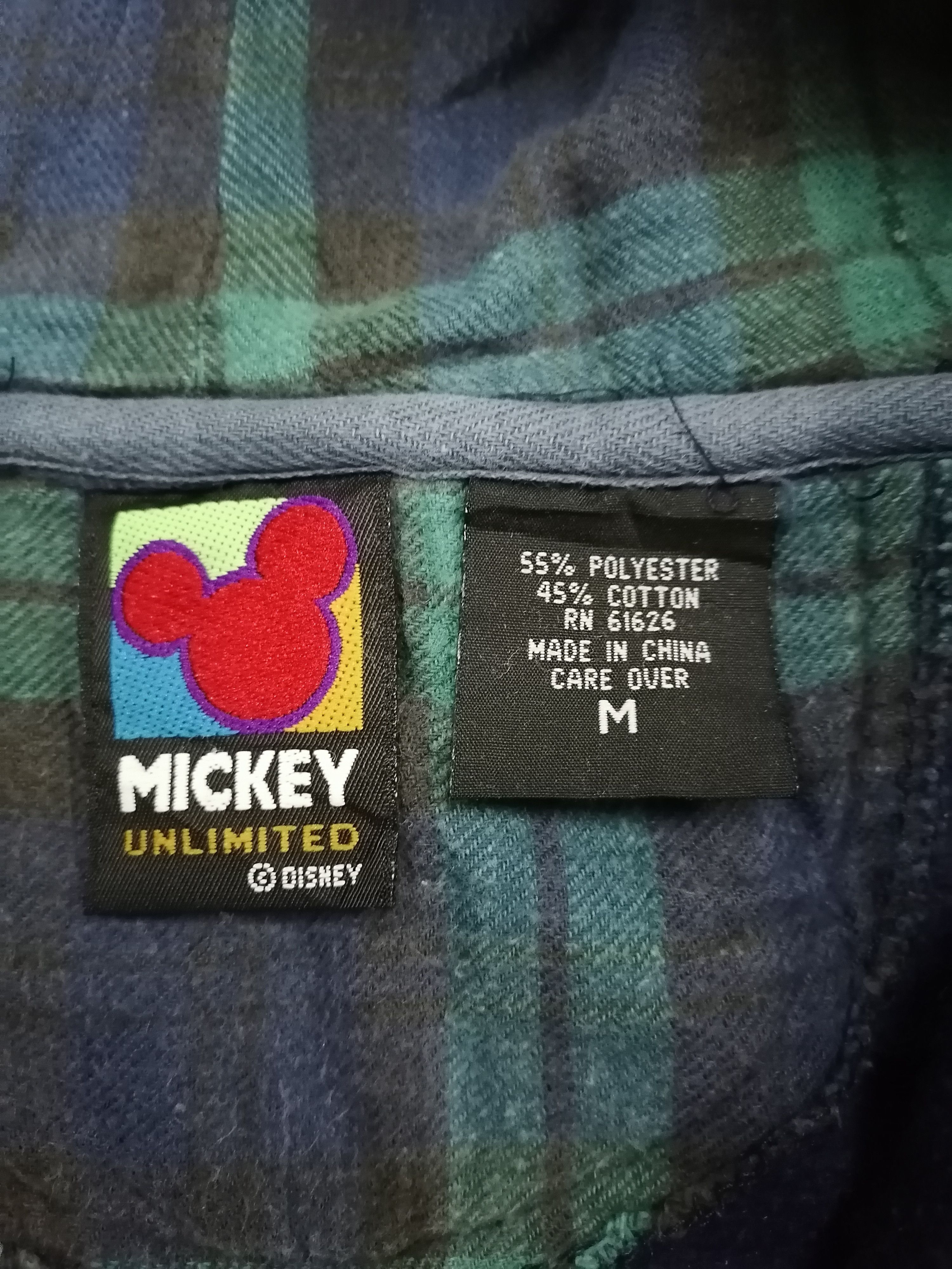 Disney × Mickey Mouse × Velva Sheen Vintage Mickey Mouse Half Zipper Hoodies Size US M / EU 48-50 / 2 - 7 Thumbnail