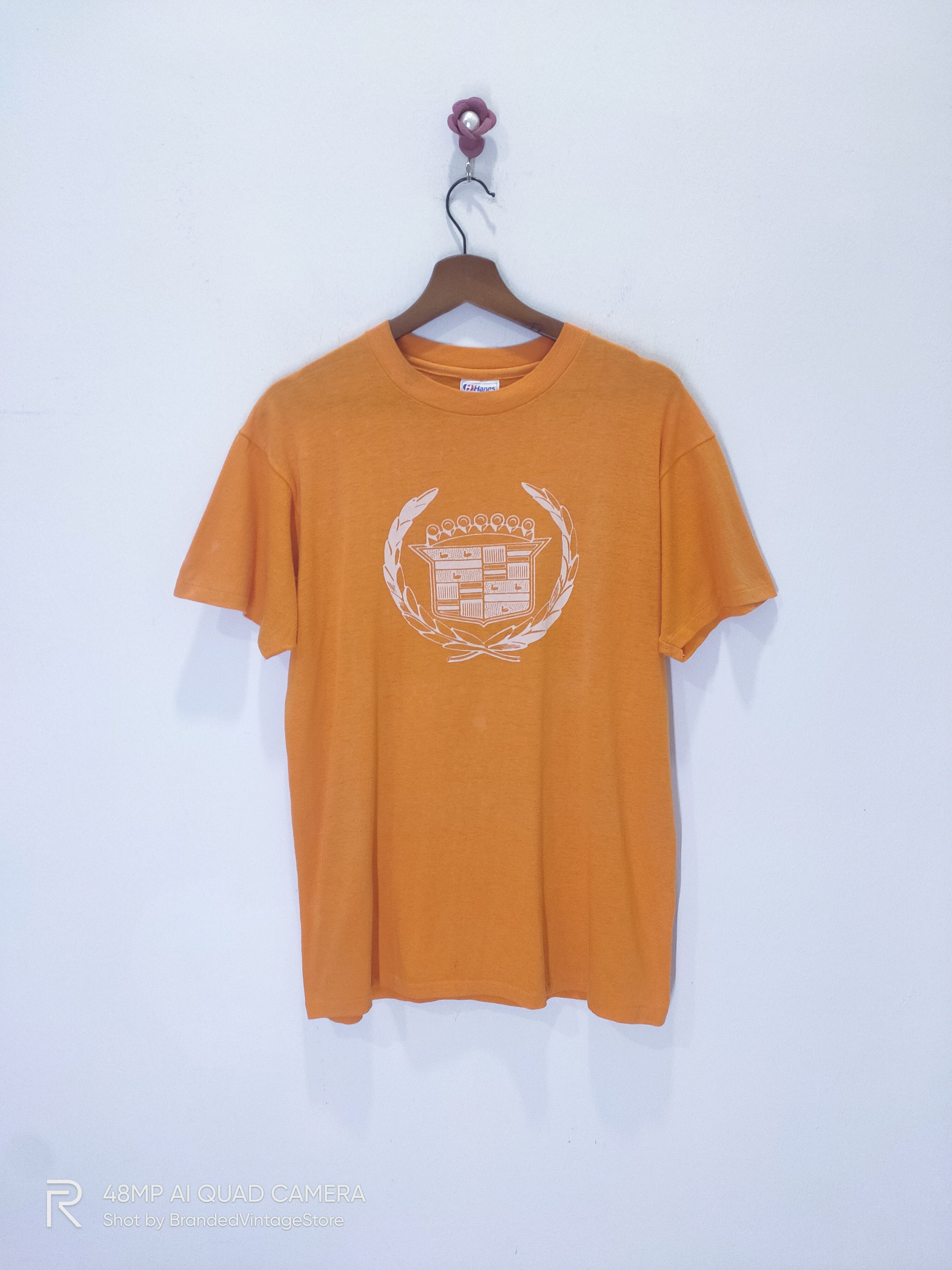 Vintag HANES Cadillac Brayton Racing Team Single Stitch Tee