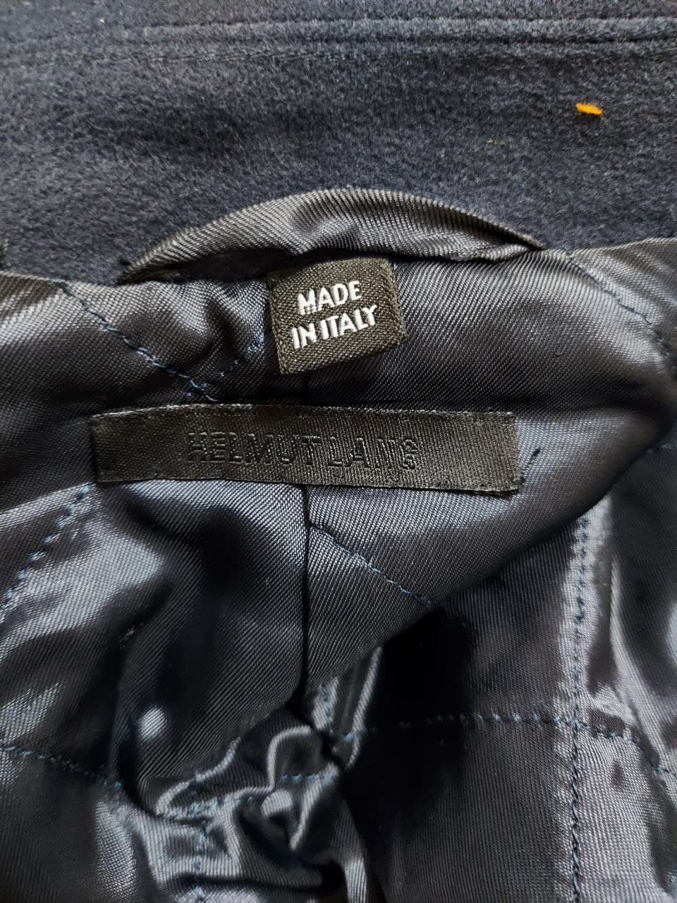 Helmut Lang Late 90s Moleskin Peacoat Size US M / EU 48-50 / 2 - 3 Thumbnail