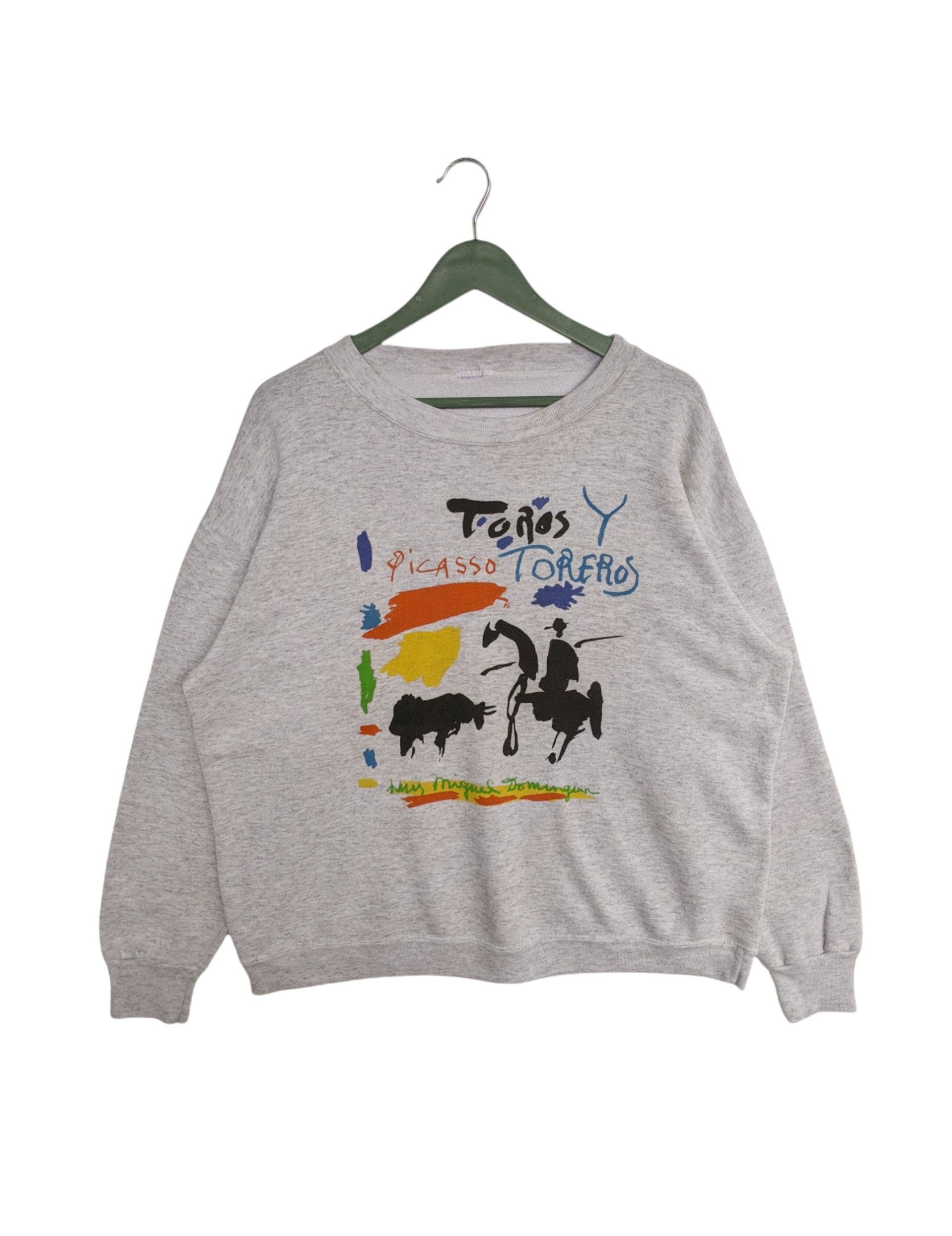 Vintage Vintage Pablo Picasso Art Sweatshirt Size US L / EU 52-54 / 3 - 1 Thumbnail
