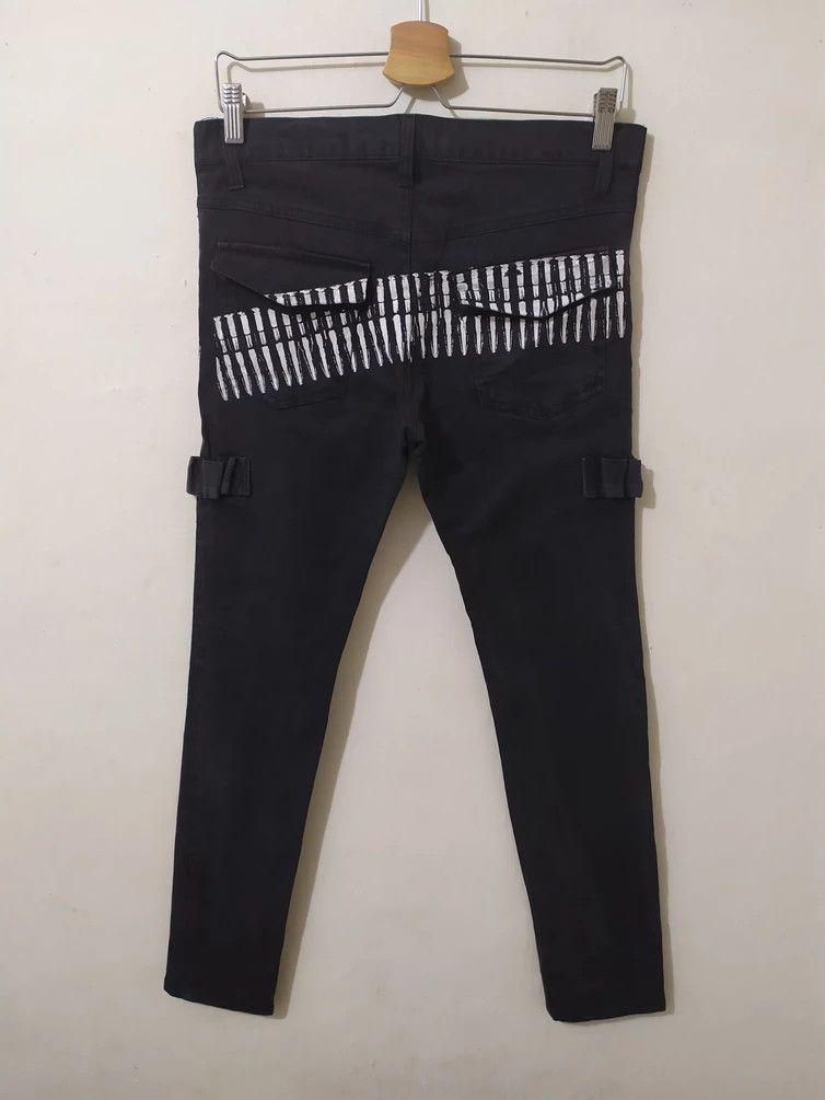 Japanese Brand 🔥Skullism Bullet Print Skinny Stretchable Nice Design Pants Size US 29 - 5 Thumbnail