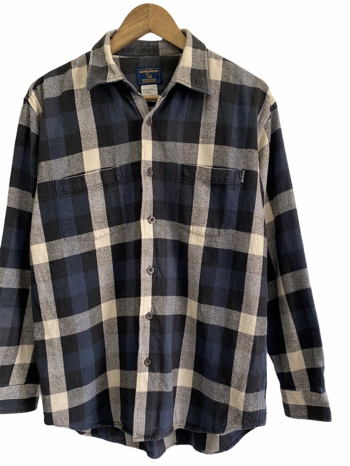 Engineered Garments × Woolrich Woolen Mills Vintage Woolrich Usa Flannel Check Plaid Button Up Ls Shirt Size US M / EU 48-50 / 2 - 4 Thumbnail